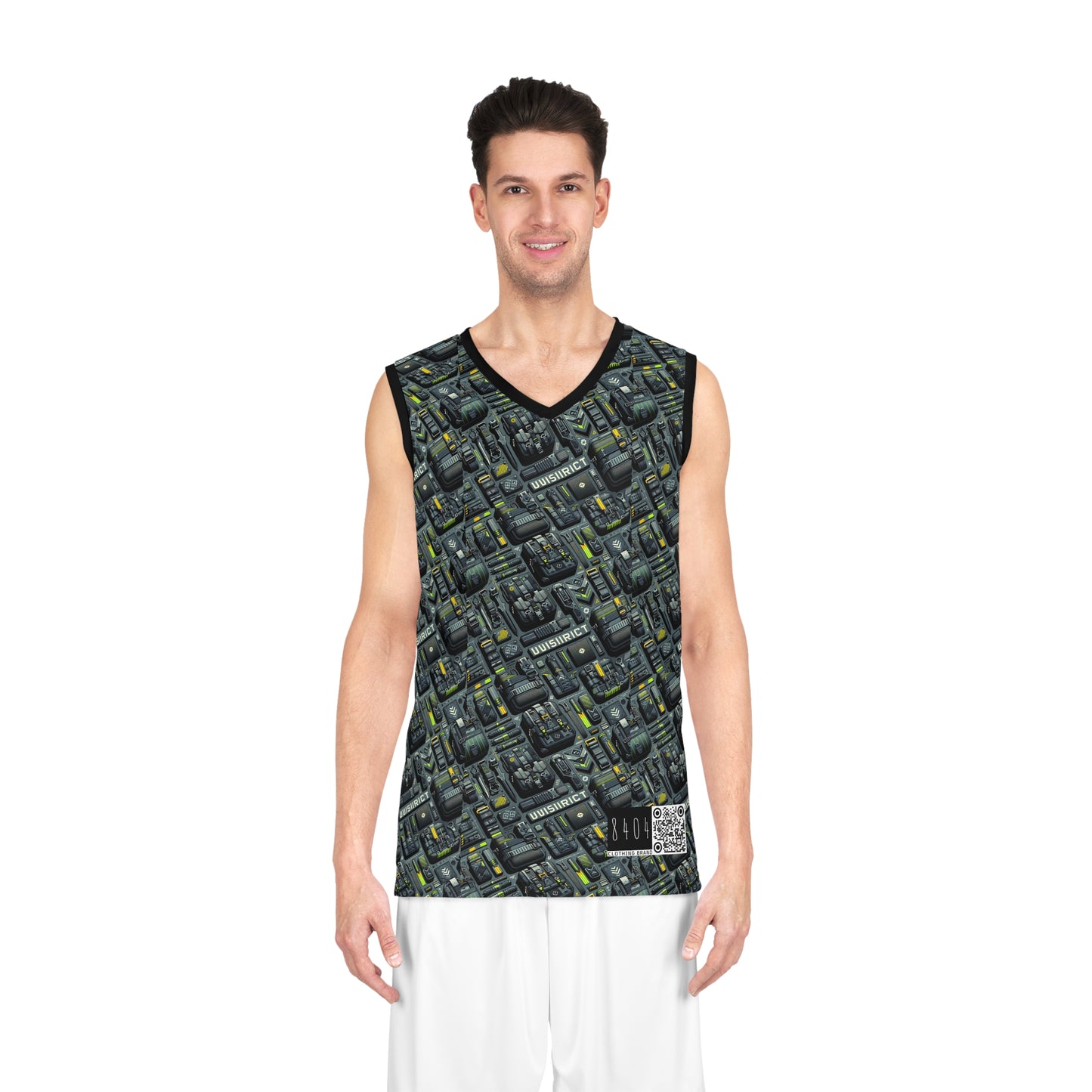 Tech Utility Streetwear Futuristic Tech-Forward Basketball Jersey - 8404 Design-47
