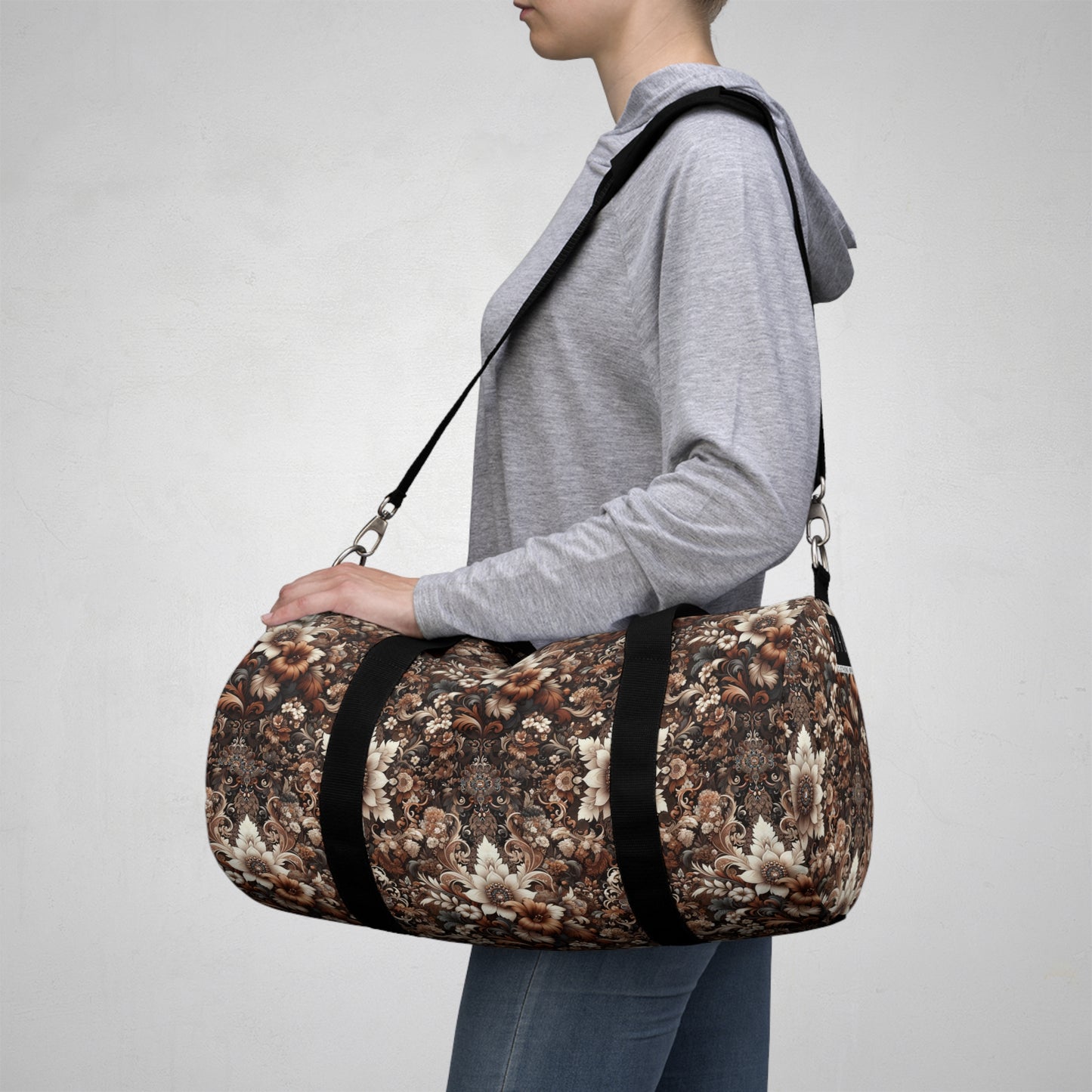 Floral Duffel Bag - 8404 Design-01