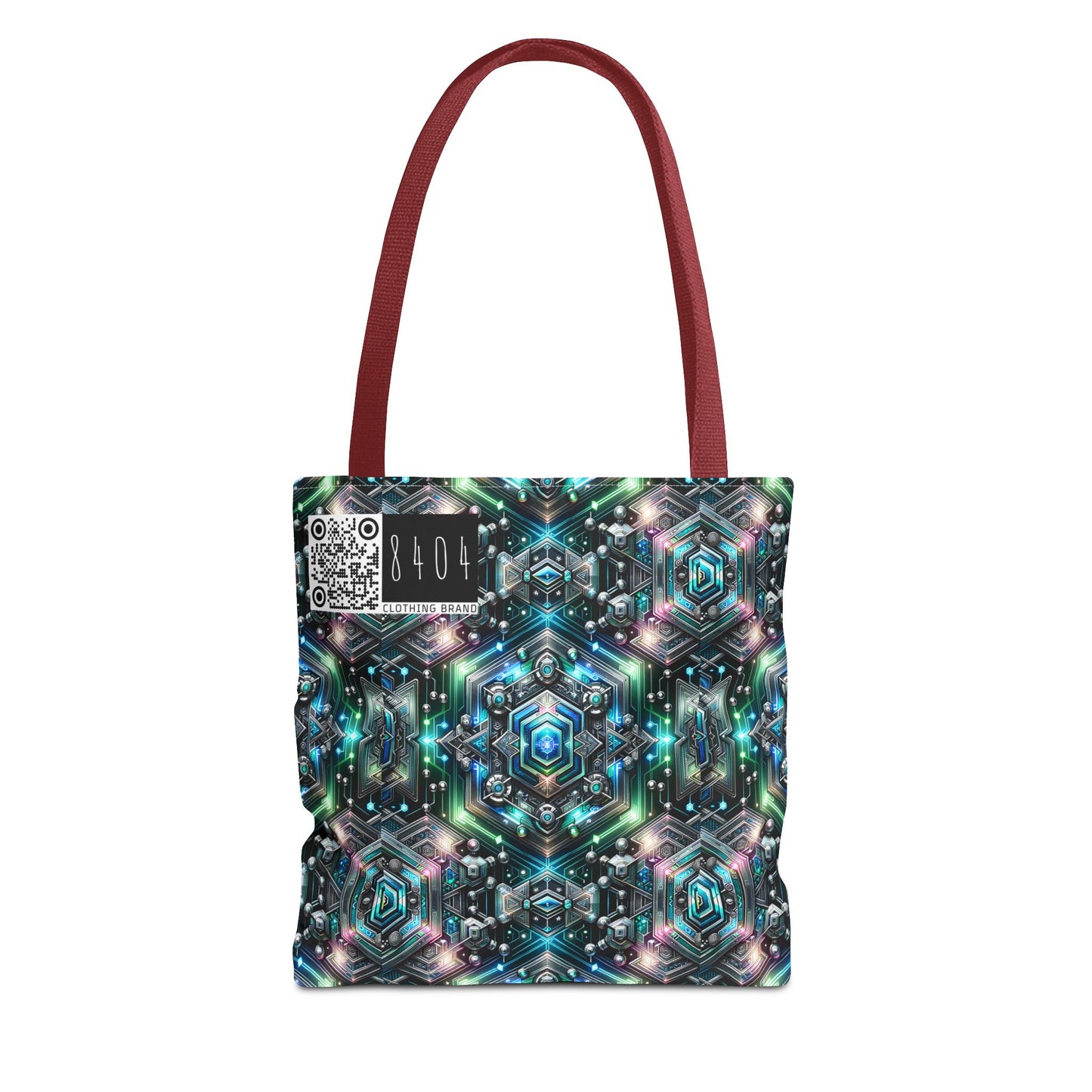Tech-Infused Futurism Futuristic Tech Tote Bag - 8404 Design-63