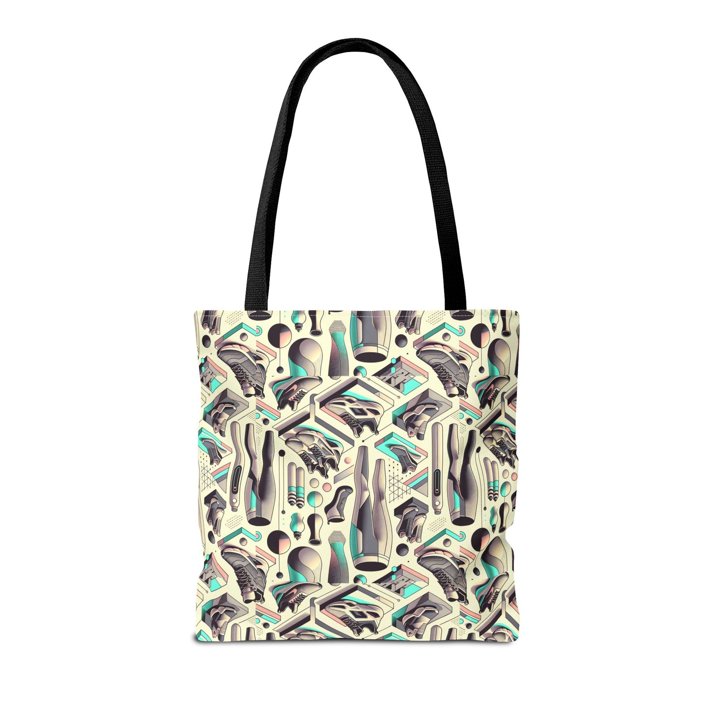 Tech-Infused Athleisure Futuristic Athletic Tech Tote Bag - 8404 Design-44
