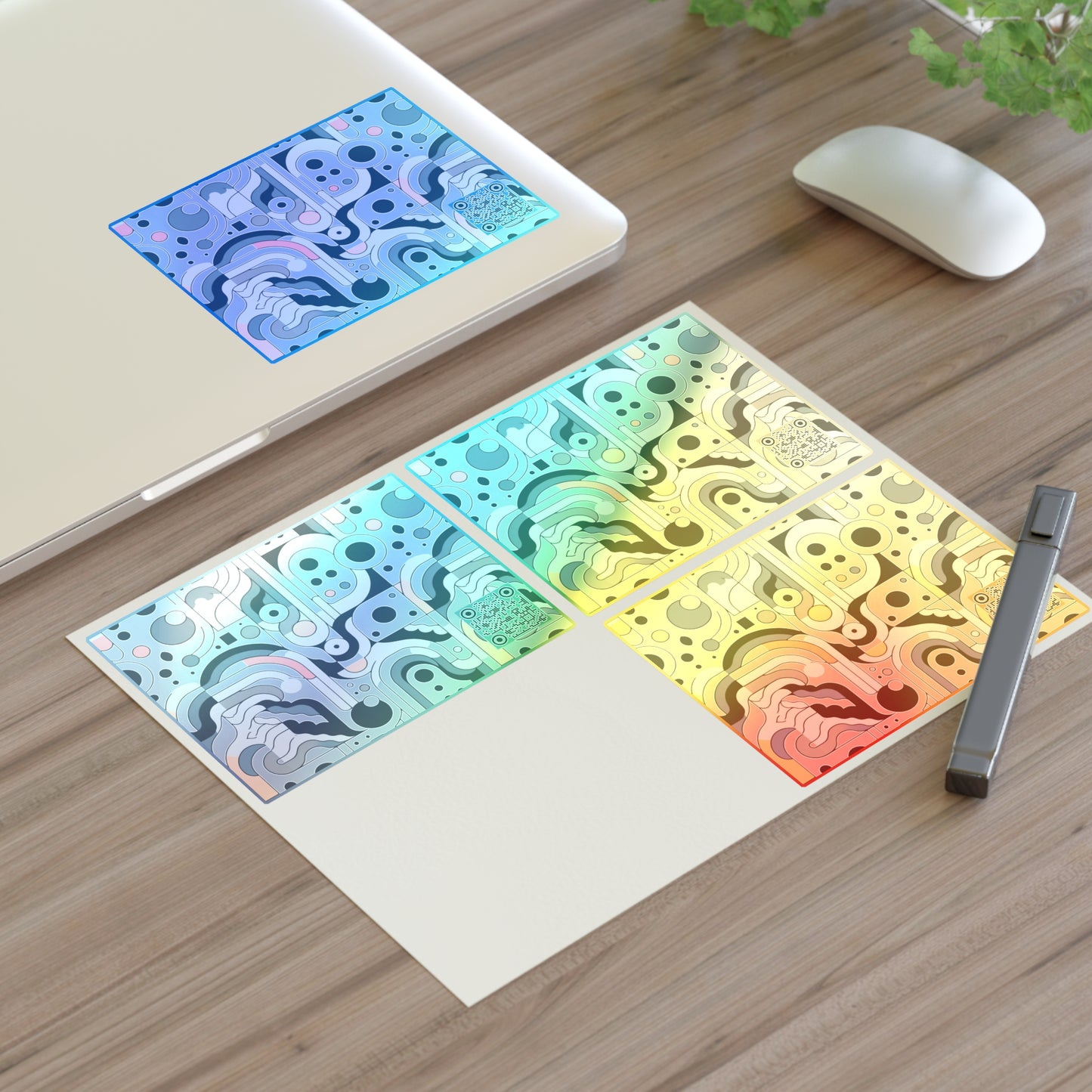Modern Minimalism Minimalist Tech Sticker Sheets - 8404 Design-60