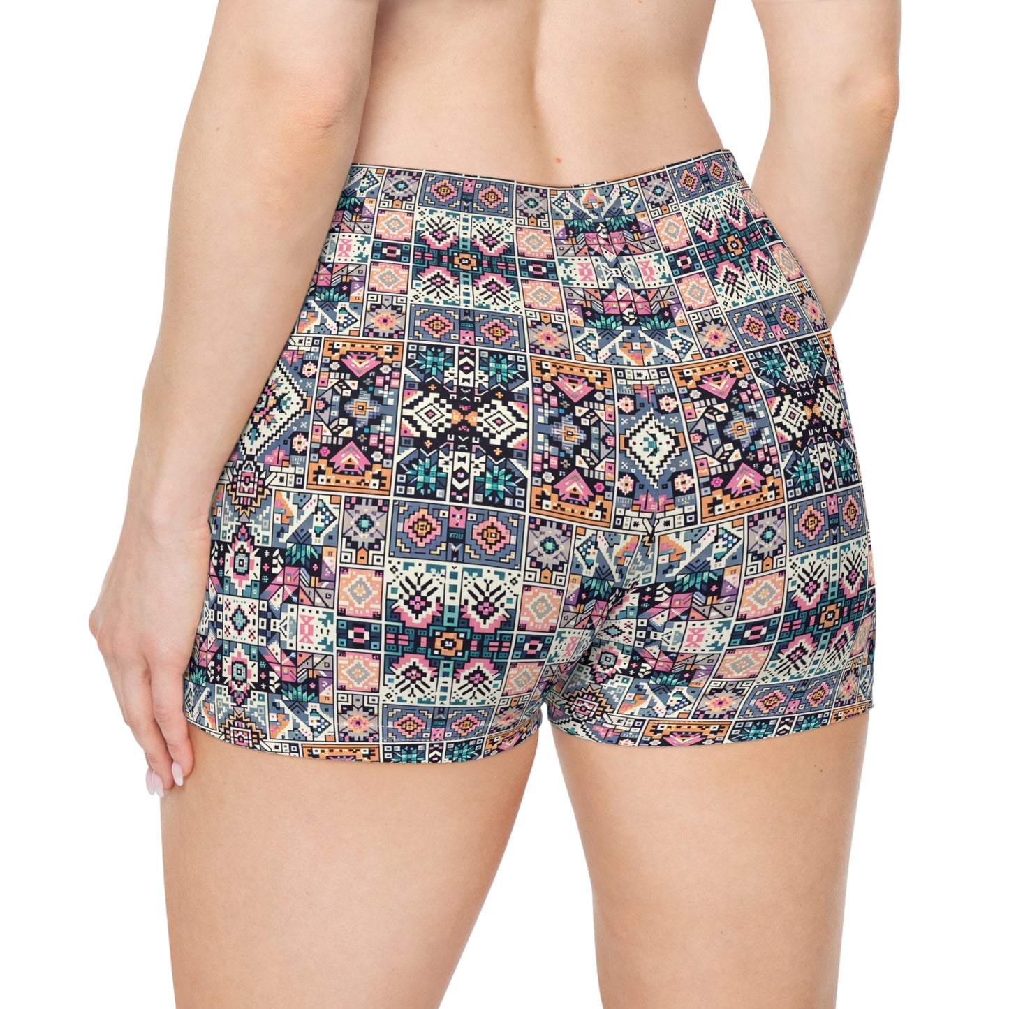 Digital Artisanal Fusion Digital Artisanal Women's Shorts - 8404 Design-65