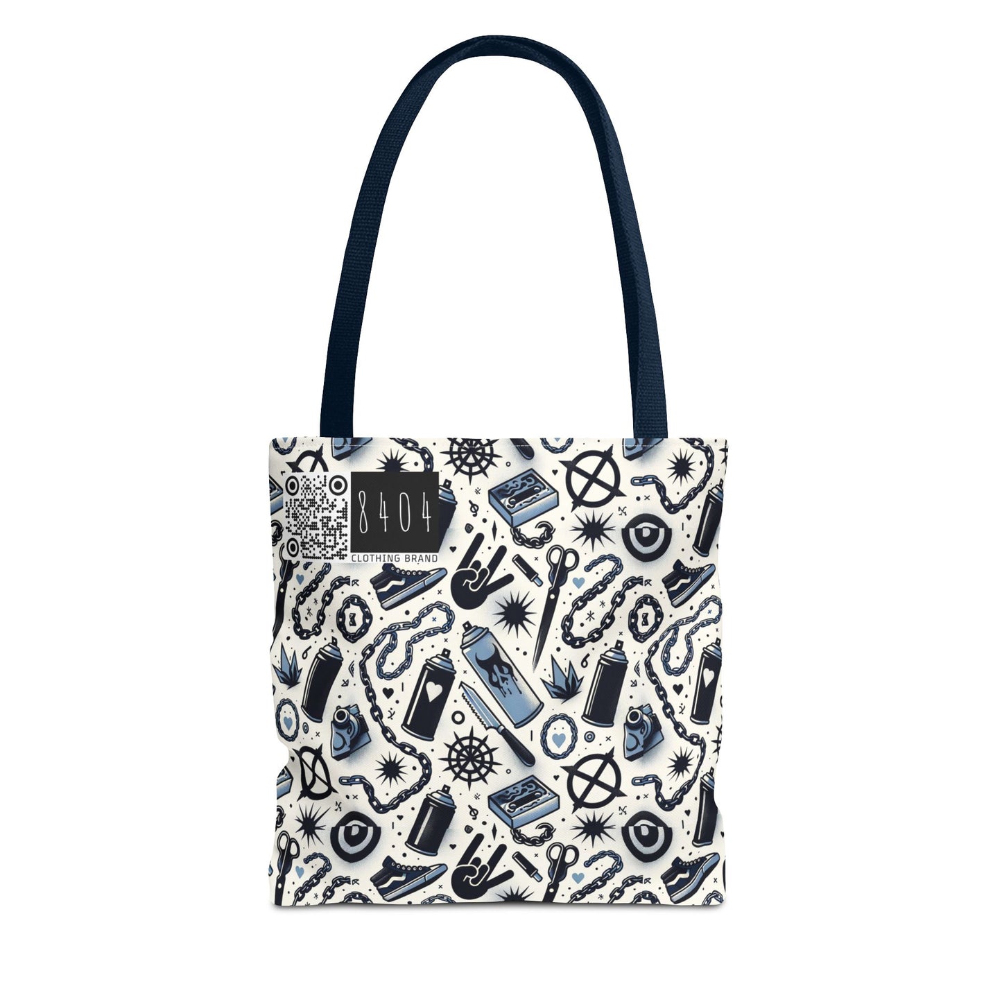 Cultural Rebellion Graphics Edgy and Rebellious With a Hint of Nostalgia Tote Bag - 8404 Design-57