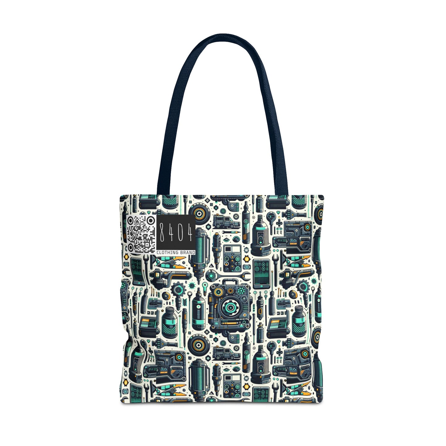 Tech Utility Fusion Modern Tech Streetwear Tote Bag - 8404 Design-53