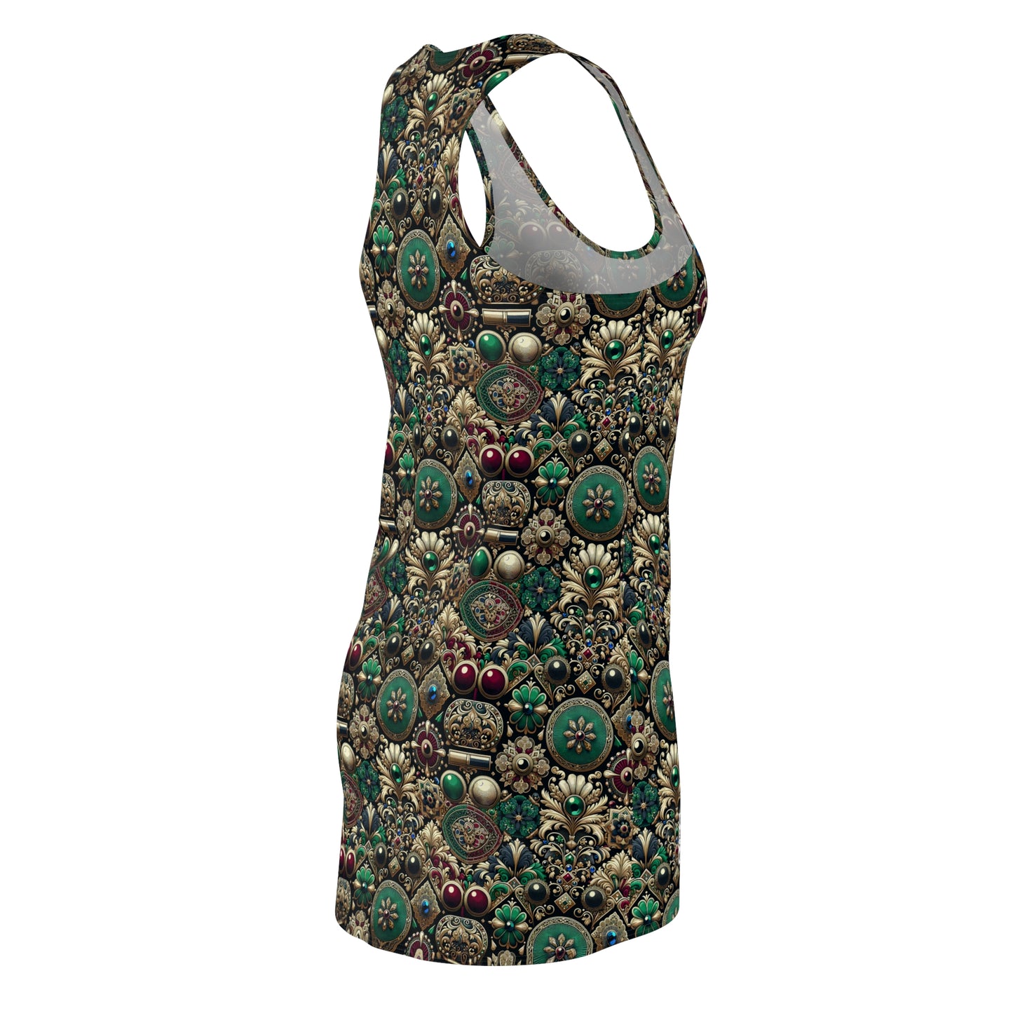 Neo-Dandyism Modern Dandy Streetwear Women's Cut & Sew Racerback Dress - 8404 Design-54