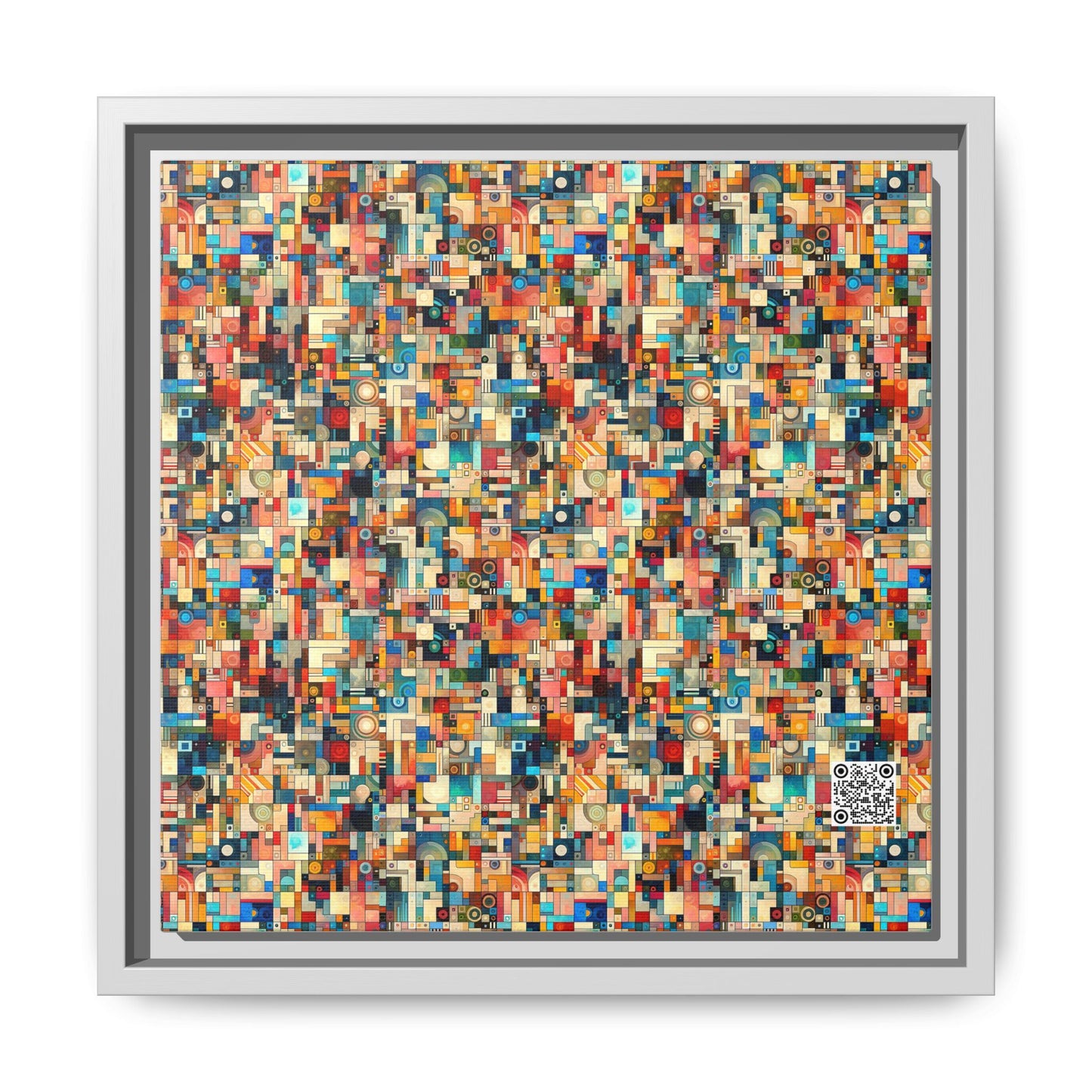 Digital Artistic Expression Artistic Streetwear Matte Canvas, Framed (multi-Color) - 8404 Design-46 B
