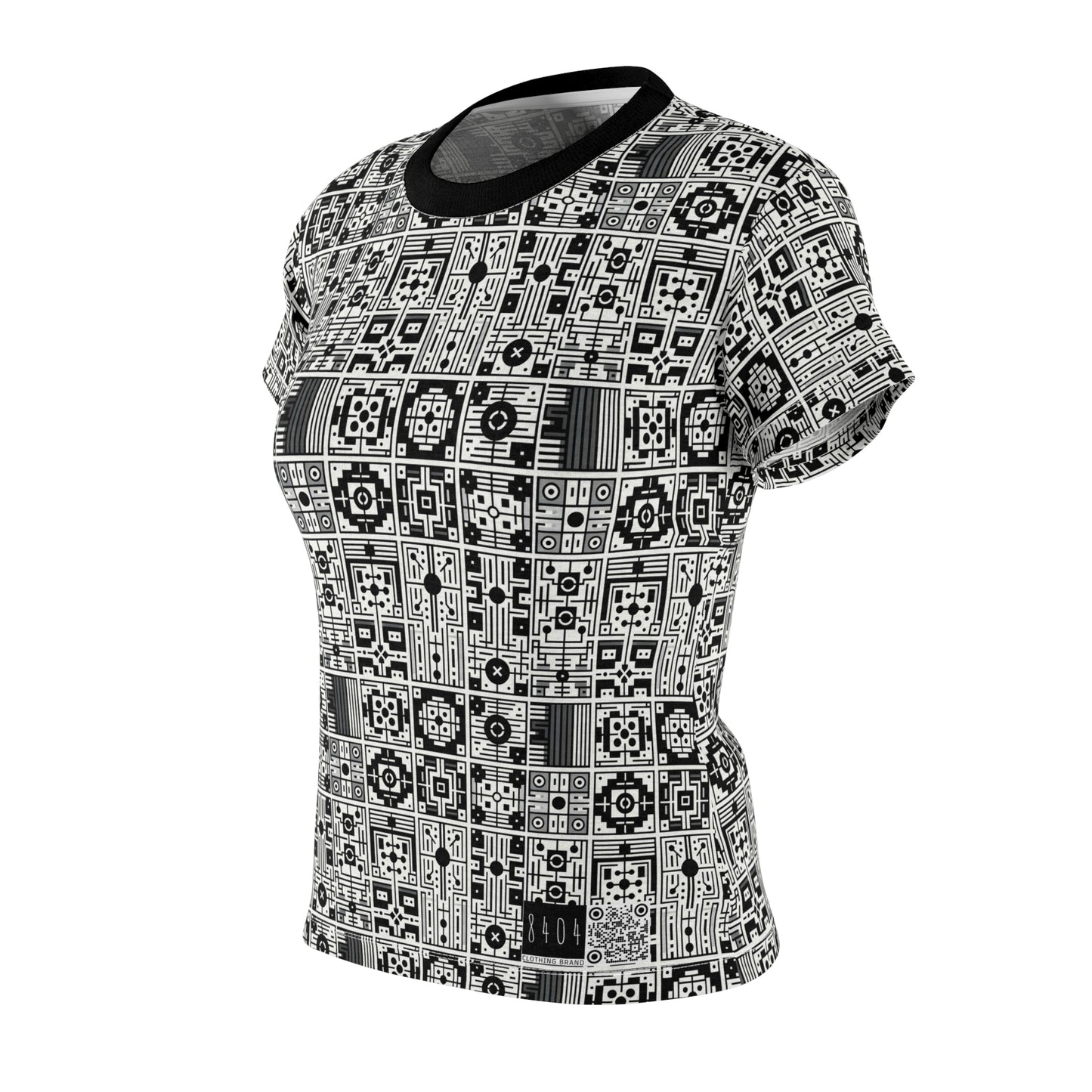 Digital Minimalism Minimalist Tech Women's Cut & Sew Tee - 8404 Design-55