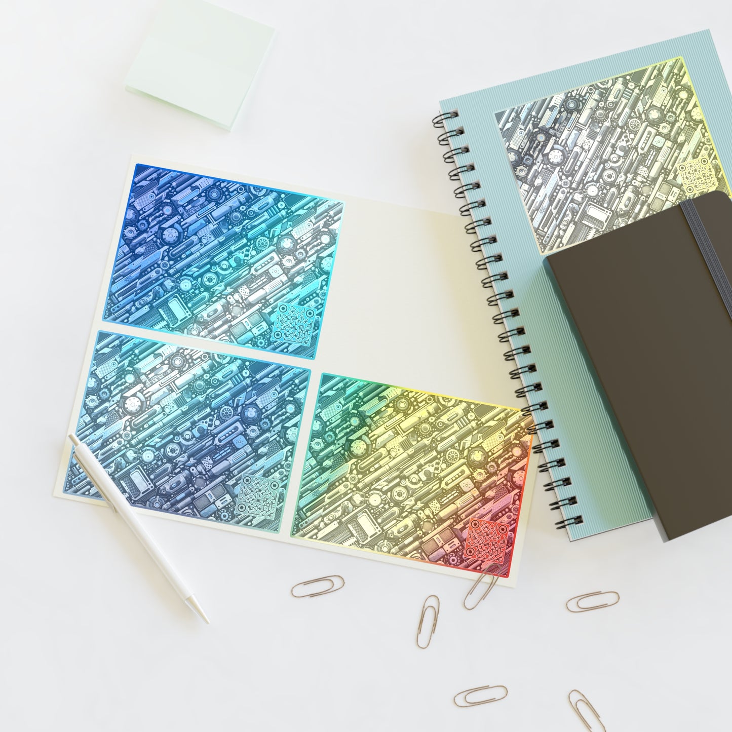 Tech Utility Fusion Tech-Forward Utility With a Futuristic Edge Sticker Sheets - 8404 Design-50