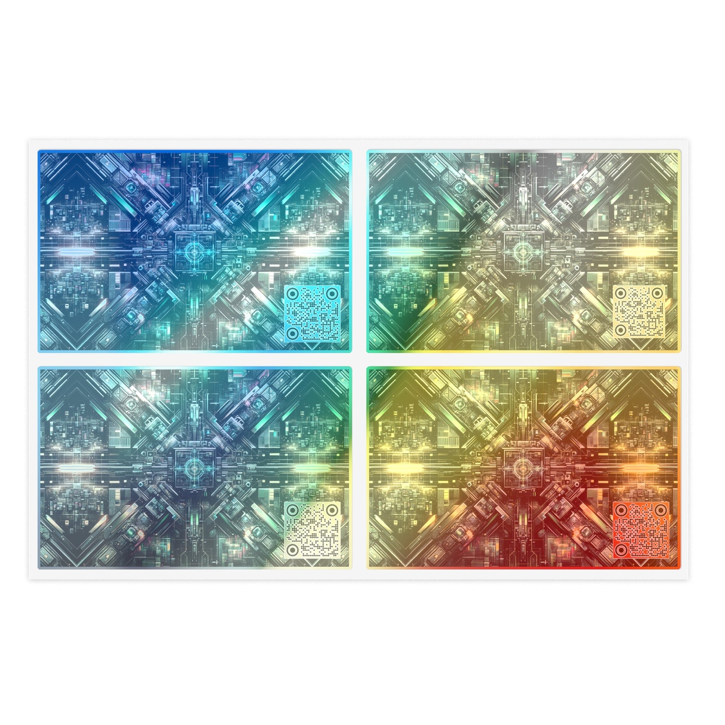 Tech Noir Graphics Tech-Inspired Streetwear Sticker Sheets - 8404 Design-56