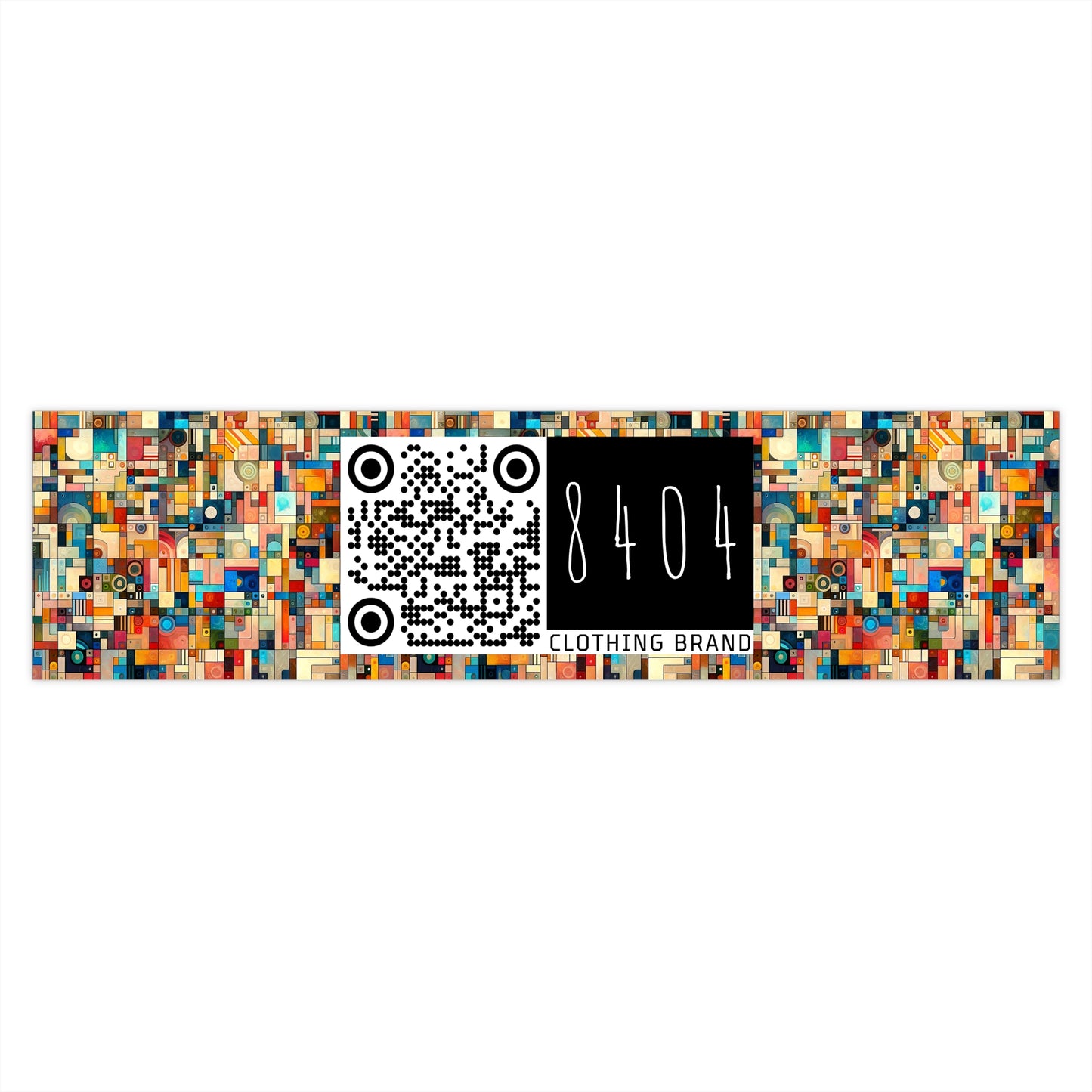 Digital Artistic Expression Artistic Streetwear Bumper Sticker - 8404 Design-46