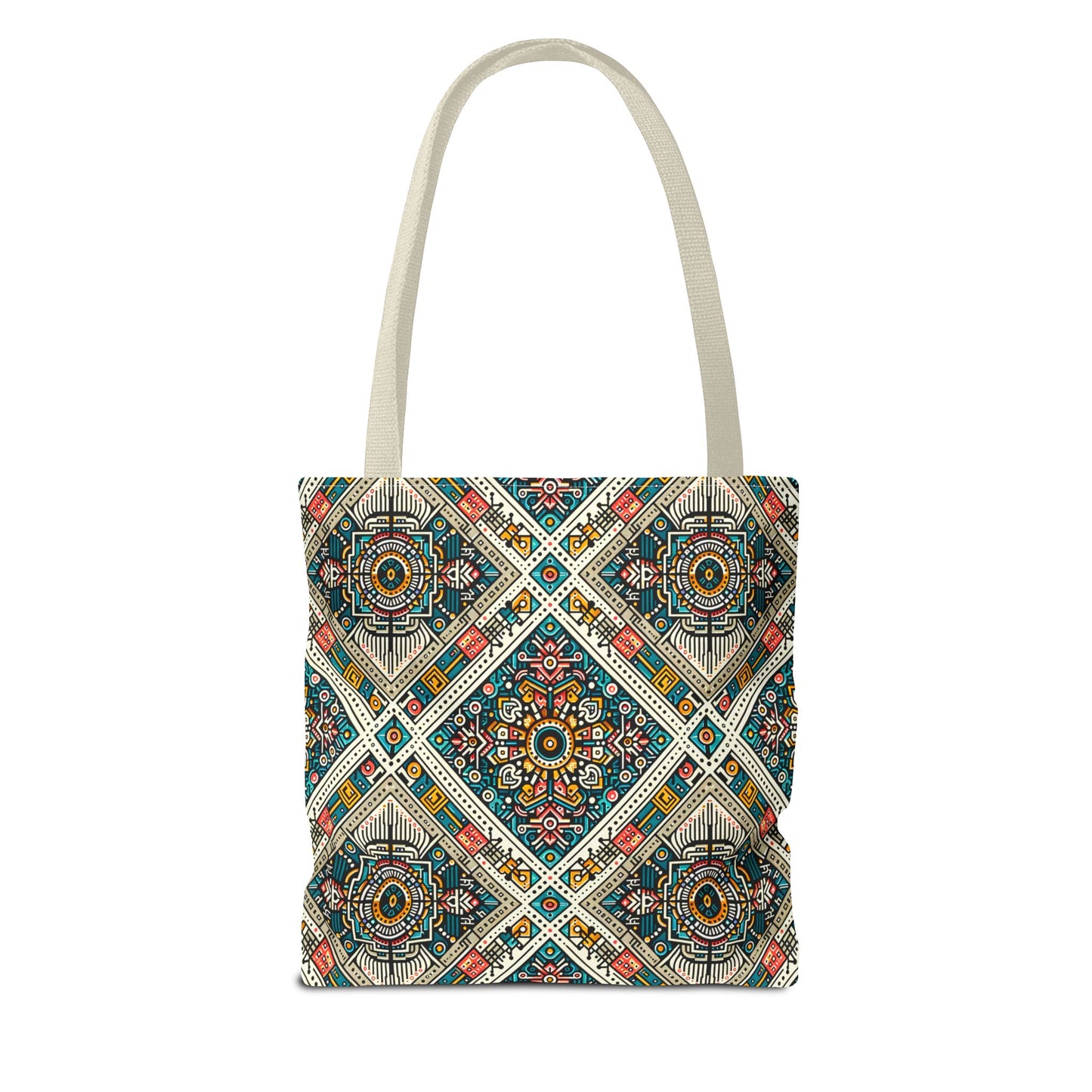Cultural Fusion Tech Blend of Cultural Heritage With Tech-Inspired Elements Tote Bag - 8404 Design-64
