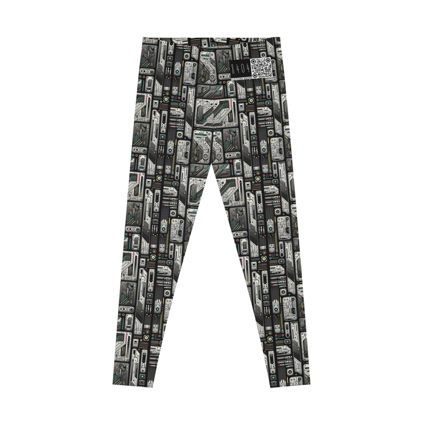 Tech Utility Gear Tech-Forward Minimalism Stretch Leggings - 8404 Design-45