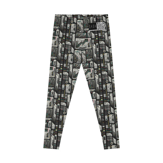 Tech Utility Gear Tech-Forward Minimalism Stretch Leggings - 8404 Design-45