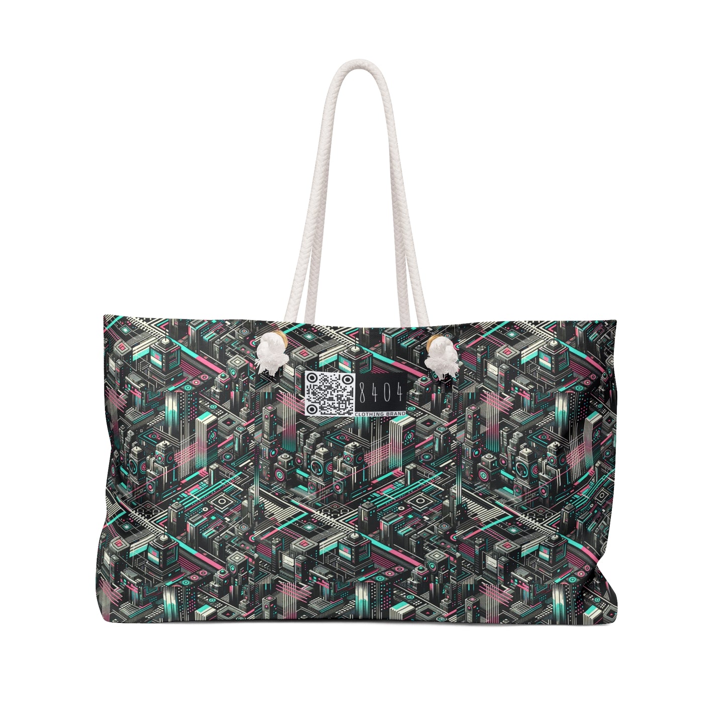 Digital Dreamland Tech-Inspired Streetwear Weekender Bag - 8404 Design-51
