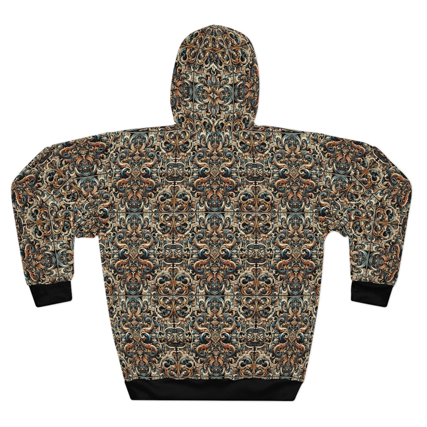 Urban Renaissance Historical Fusion With Street Edge Pullover Hoodie - 8404 Design-59