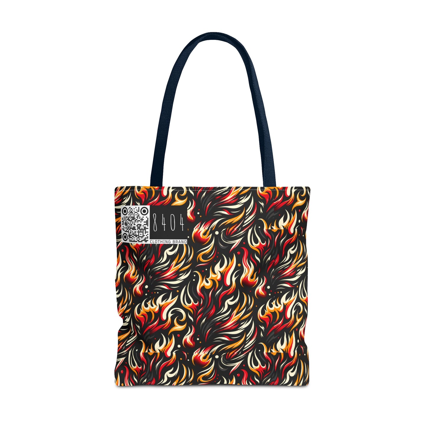 Fire & Flames Bold Streetwear Statement Tote Bag - 8404 Design-60