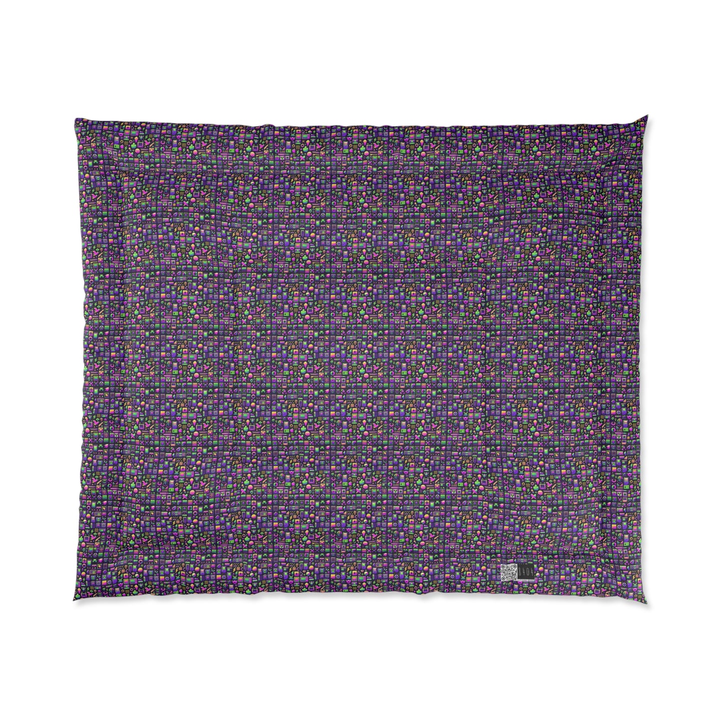 Digital Nostalgia Remix Modern Vintage Fusion Comforter - 8404 Design-49