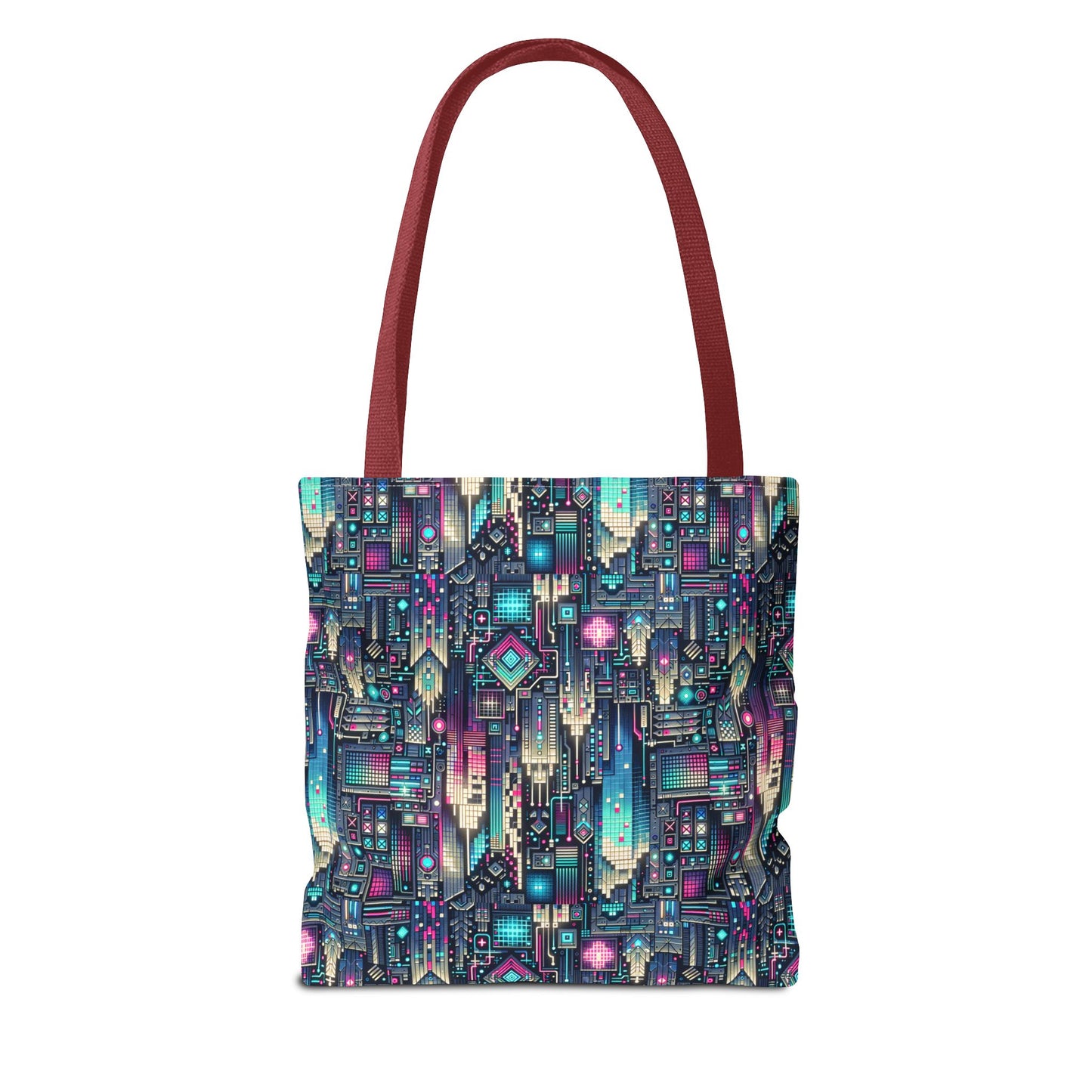 Digital Renaissance Tech-Forward Maximalism Tote Bag - 8404 Design-56