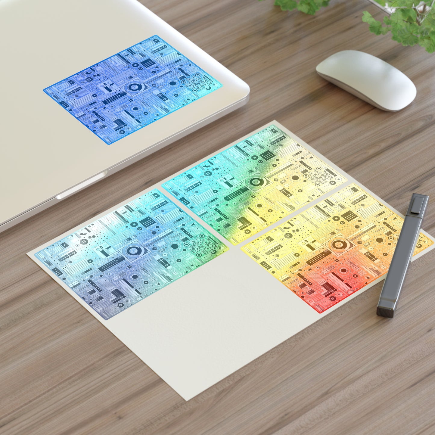 Digital Minimalism Minimalist Tech Sticker Sheets - 8404 Design-53
