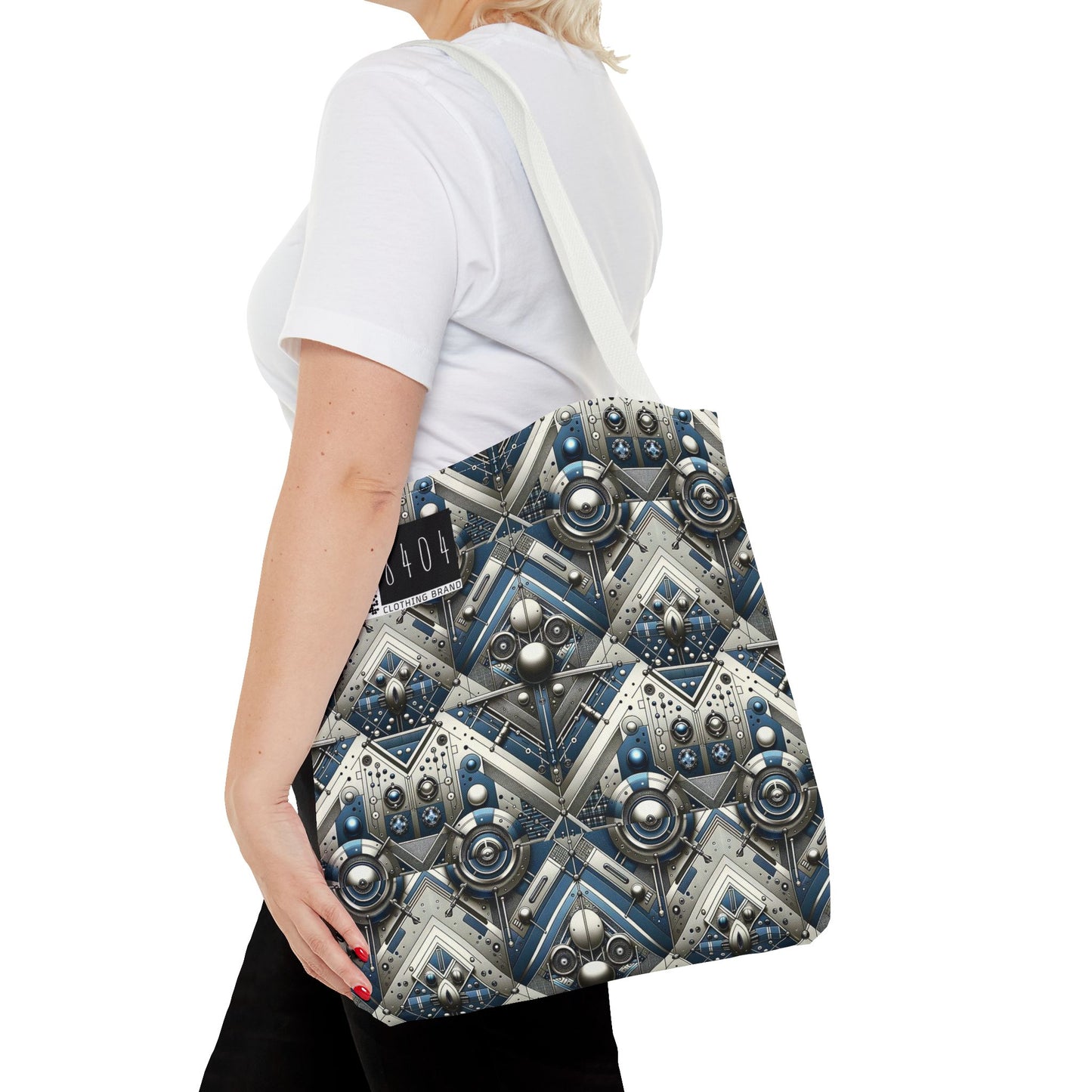 Tech Utility Fusion Tech-Forward Utility With a Futuristic Edge Tote Bag - 8404 Design-63