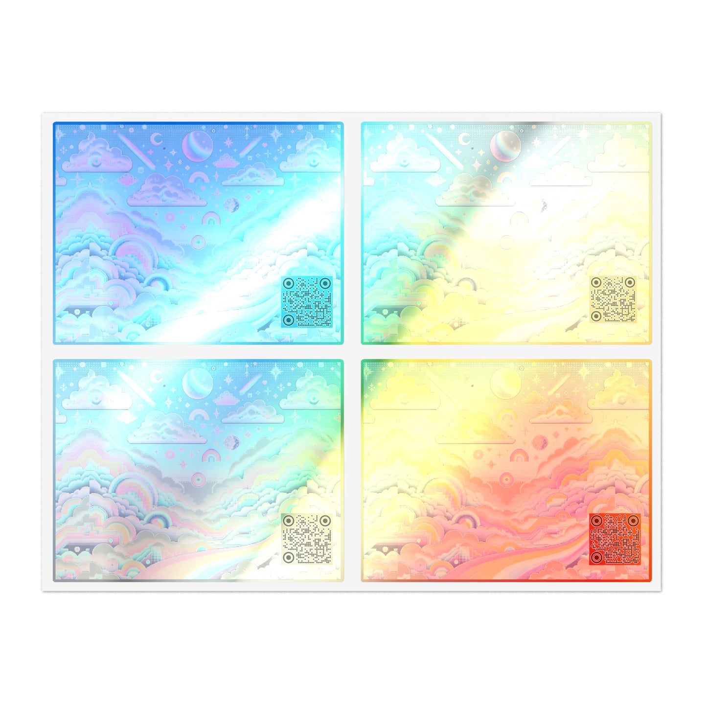 Digital Dreamland Whimsical and Nostalgic Streetwear With a Digital Twist Sticker Sheets - 8404 Design-65