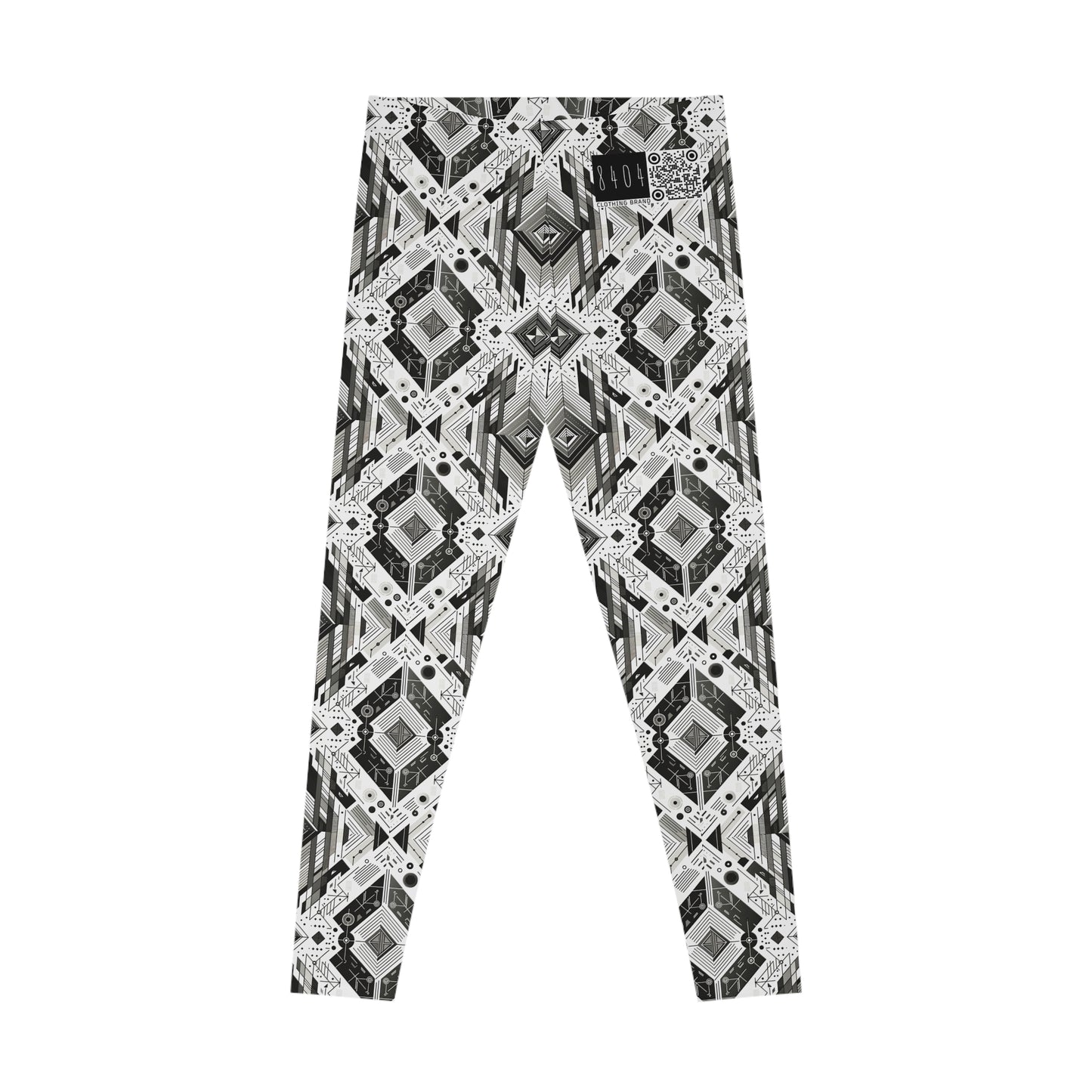 Digital Minimalism Minimalist Tech Stretchy Leggings - 8404 Design-51