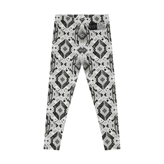 Digital Minimalism Minimalist Tech Stretchy Leggings - 8404 Design-51