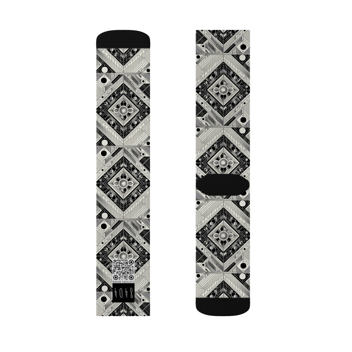 Tech Minimalism Minimalist Tech Sublimation Socks - 8404 Design-54
