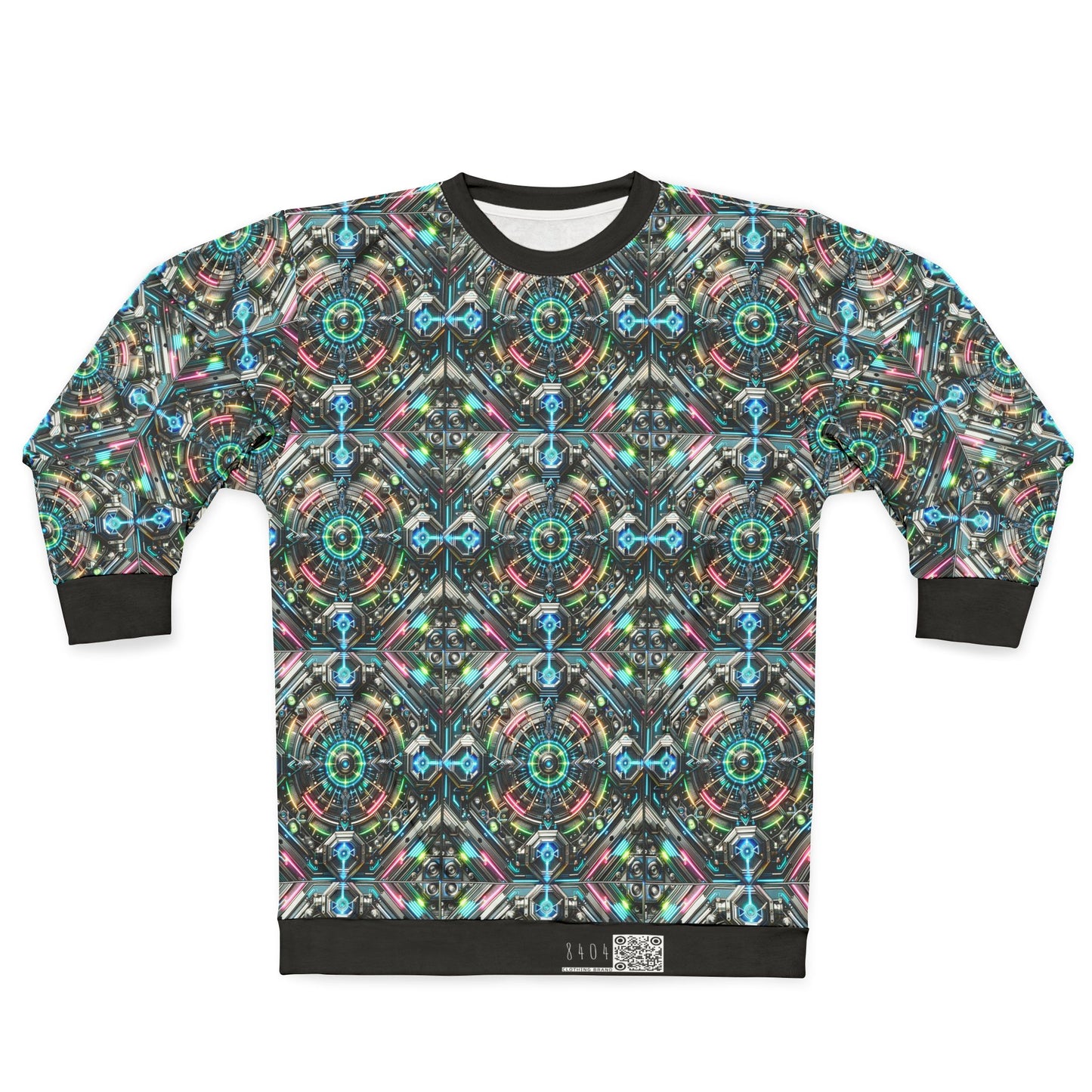 Tech-Infused Futurism Futuristic Tech Sweatshirt - 8404 Design-53