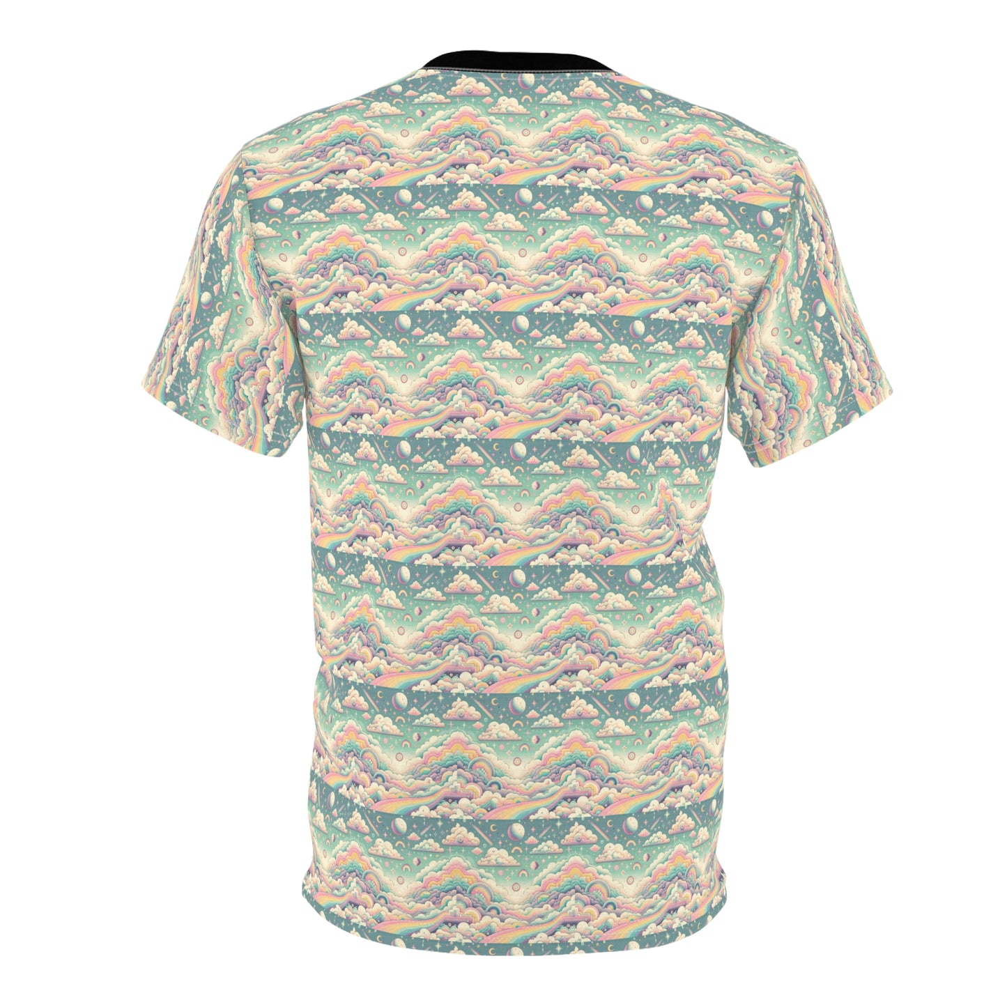 Digital Dreamland Whimsical and Nostalgic Streetwear With a Digital Twist Unisex Cut & Sew Tee - 8404 Design-65