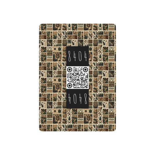 Streetwear Safari Urban Jungle Explorer Poker Playing Cards - 8404 Design-51 S