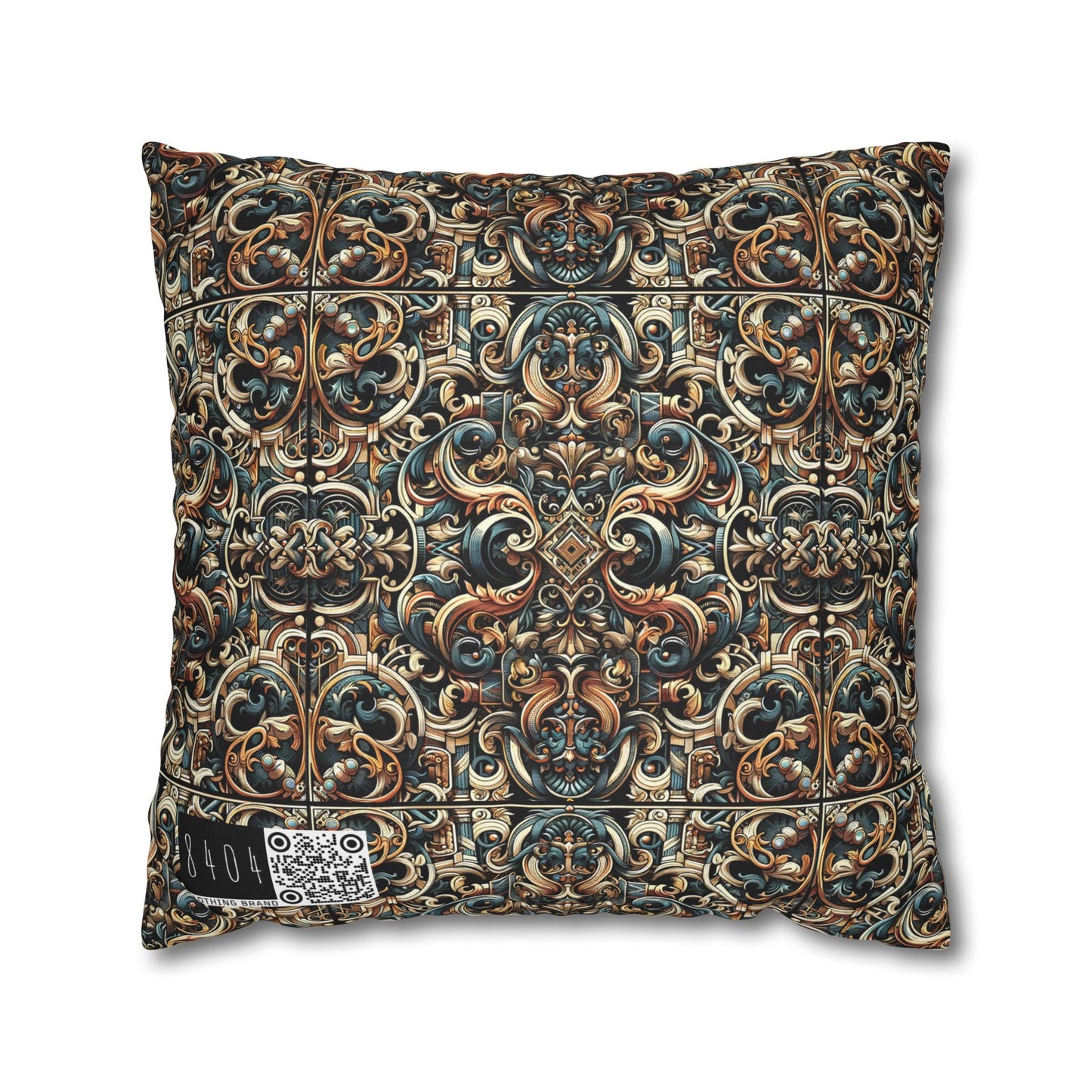 Urban Renaissance Historical Fusion With Street Edge Spun Polyester Square Pillowcase - 8404 Design-59