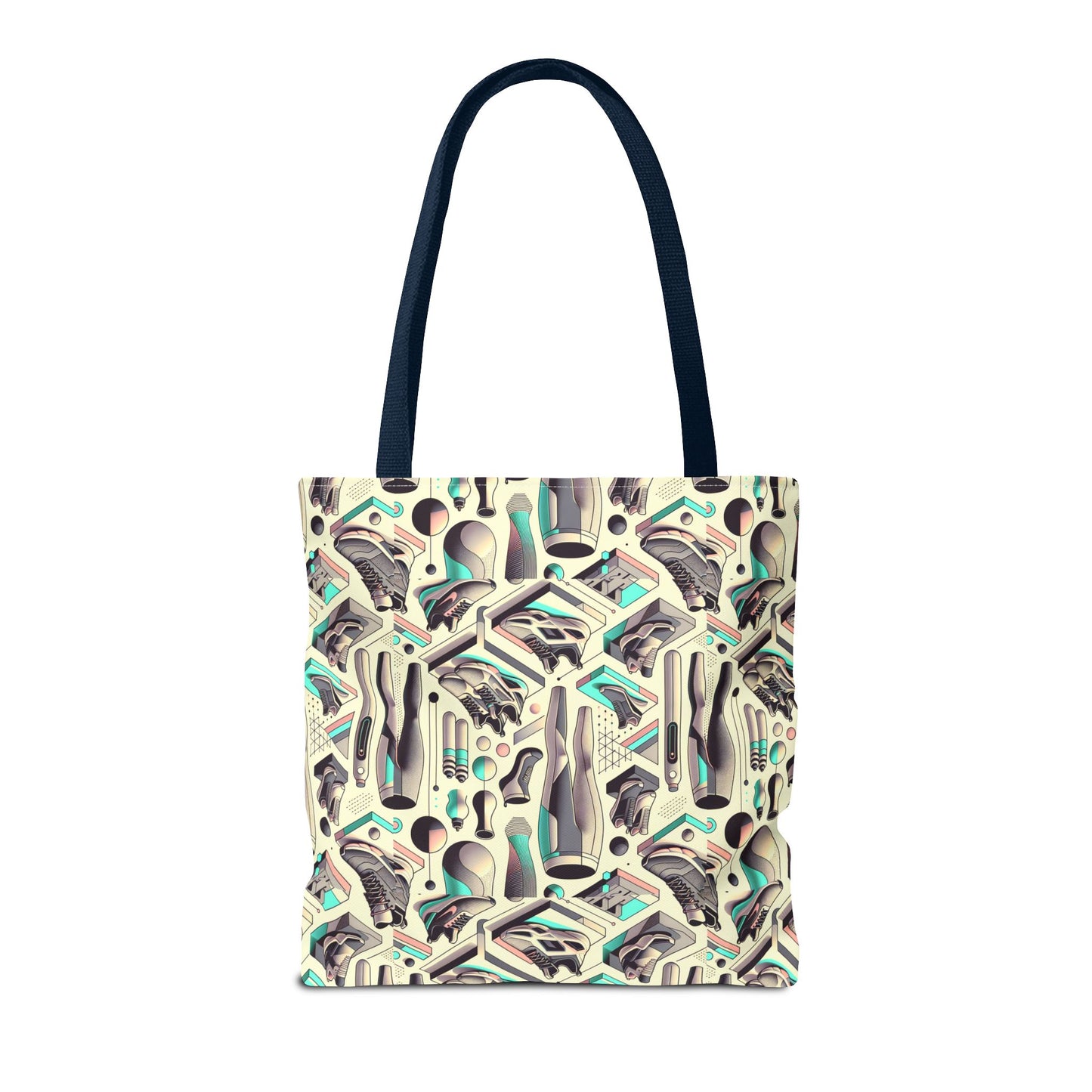 Tech-Infused Athleisure Futuristic Athletic Tech Tote Bag - 8404 Design-44