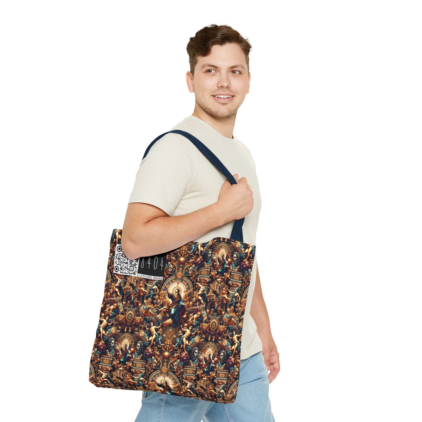 Digital Renaissance Luxurious Streetwear Inspired By Classical Art With a Modern Twist Tote Bag - 8404 Design-64