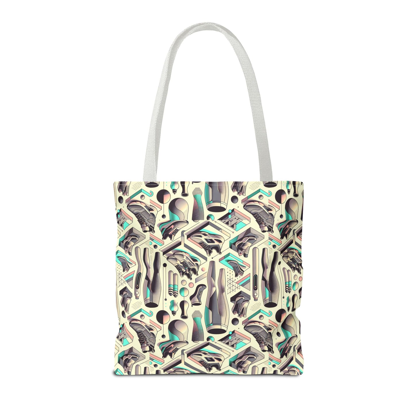 Tech-Infused Athleisure Futuristic Athletic Tech Tote Bag - 8404 Design-44
