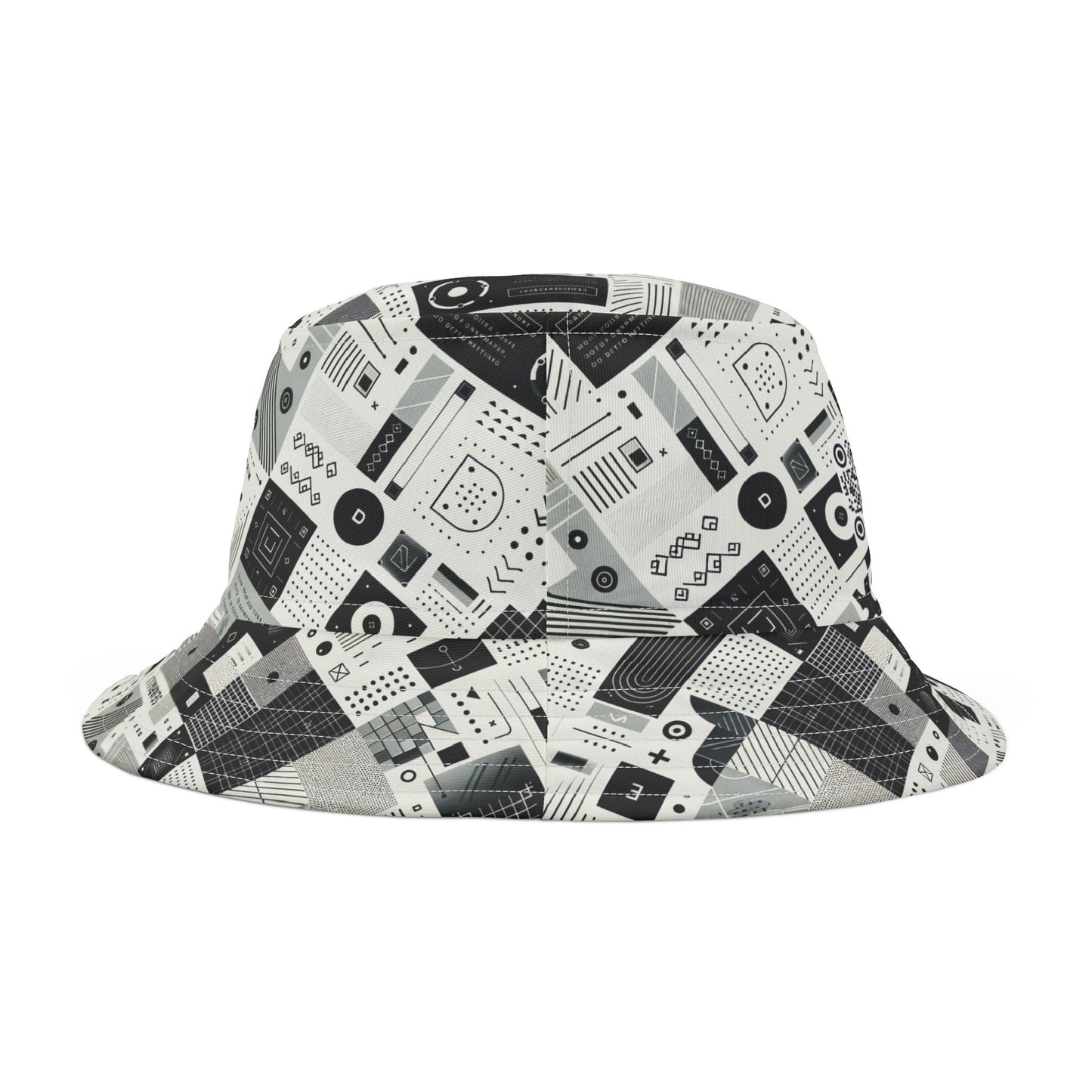 Digital Minimalism Minimalist Tech Bucket Hat - 8404 Design-50