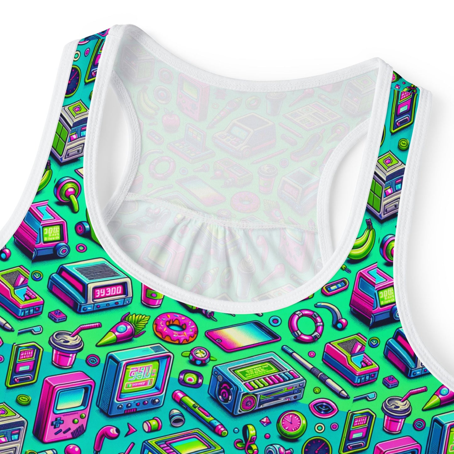 Y2k Revival Nostalgic Futurism Women's Tank Top - 8404 Design-48