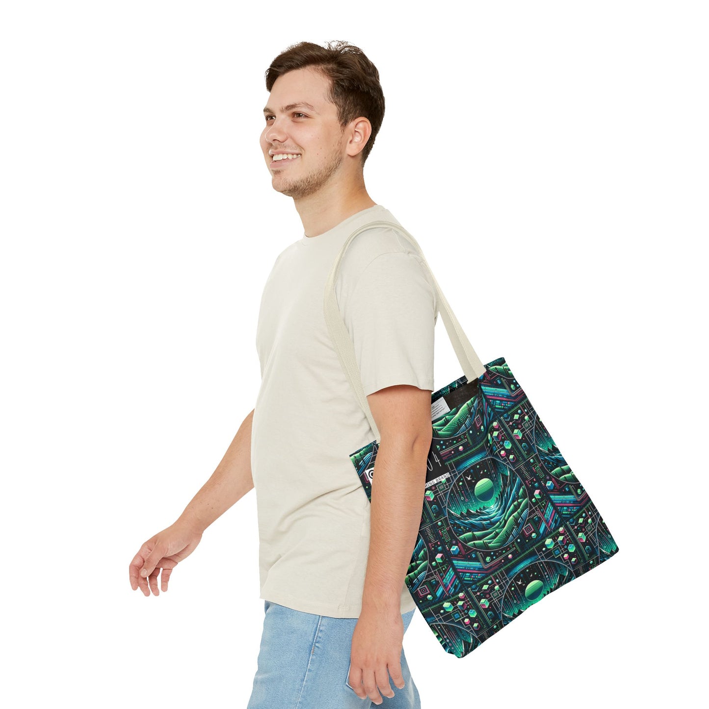 Digital Adventure Graphics Digital Explorer Tote Bag - 8404 Design-59
