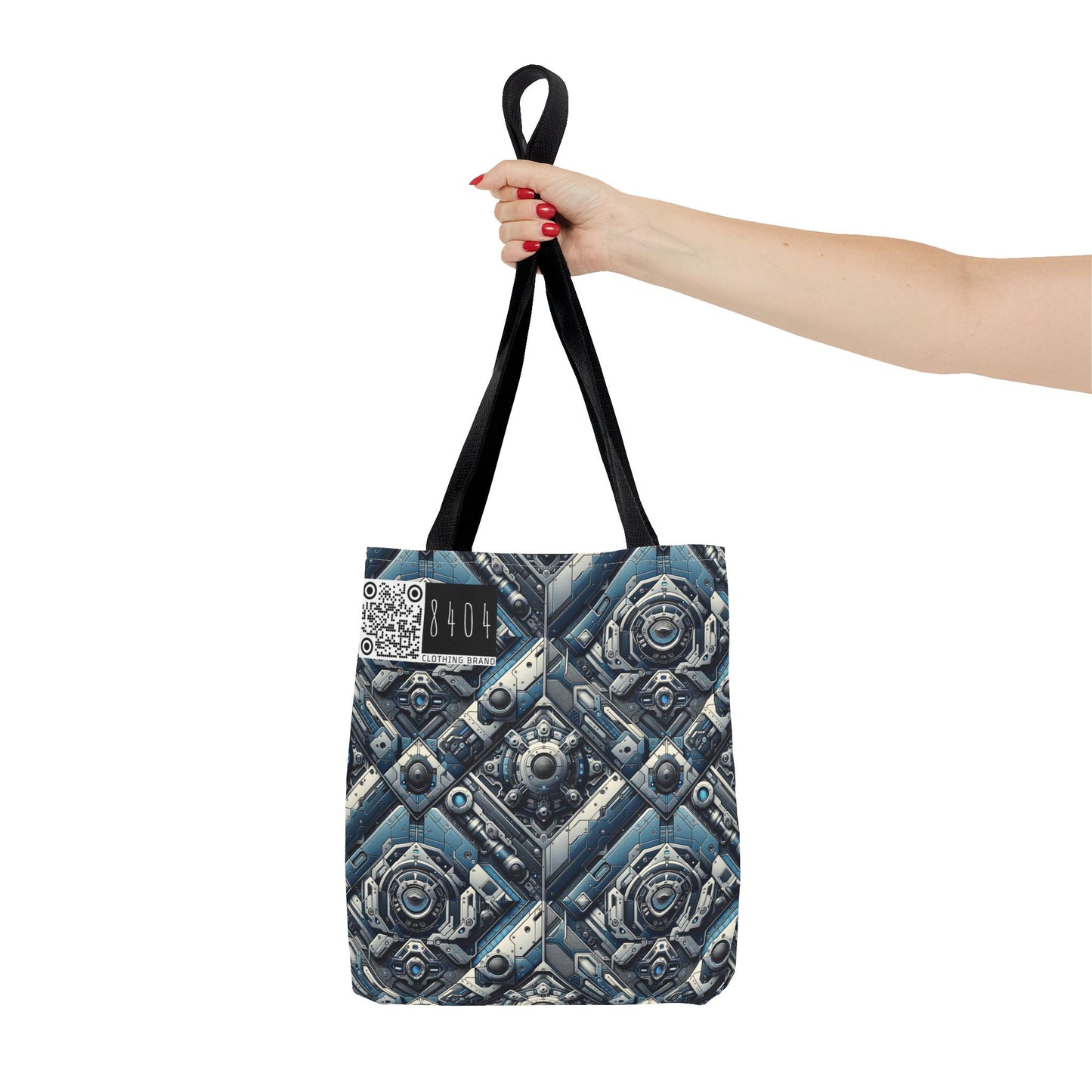 Tech Utility Fusion Tech-Forward Utility With a Futuristic Edge Tote Bag - 8404 Design-43
