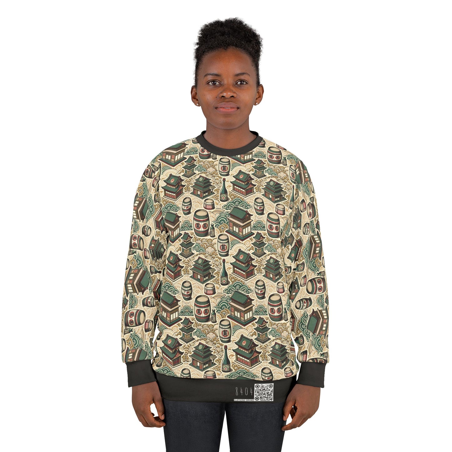 Cultural Artisanal Fusion Contemporary Cultural Elegance Sweatshirt - 8404 Design-68