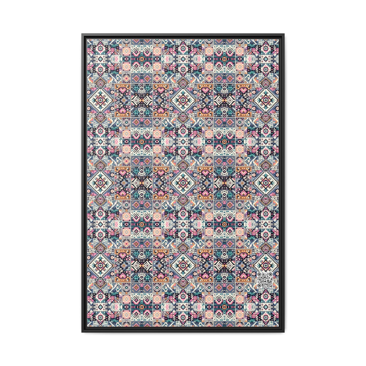 Matte Canvas, Framed (multi-Color) - 8404 Design-01