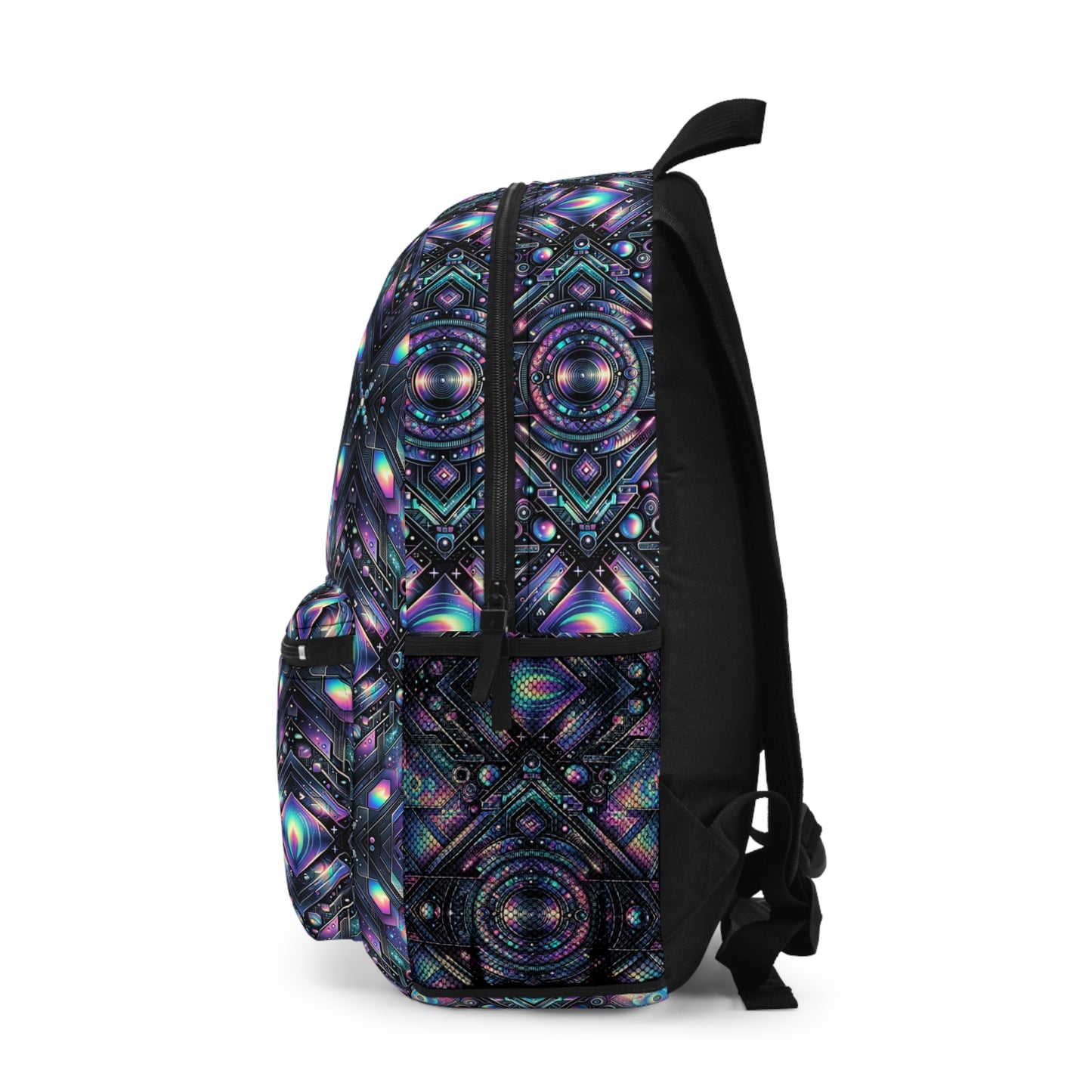 Galactic Hues Tech-Forward Cosmic Fusion Backpack - 8404 Design-58