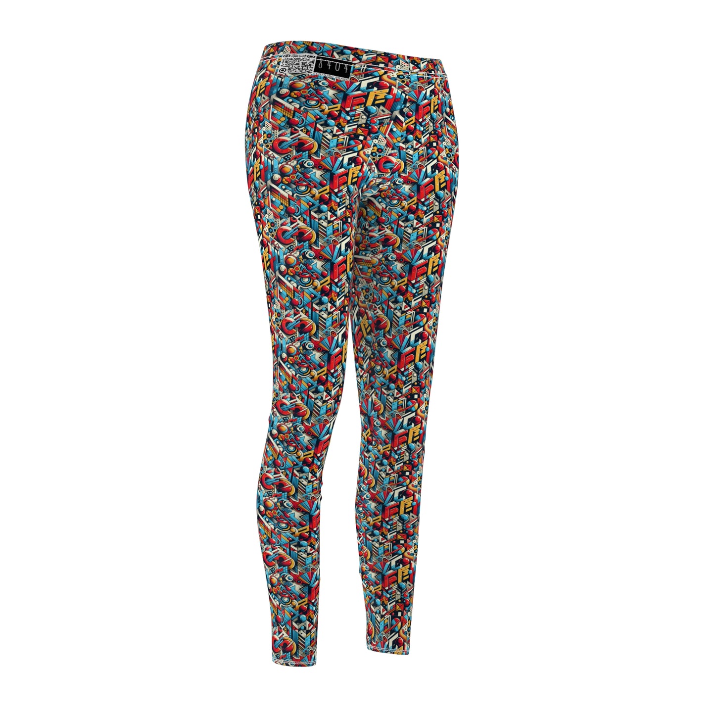 Neo-Traditional Street Art Modern Street Art Fusion Women's Cut & Sew Casual Leggings - 8404 Design-67