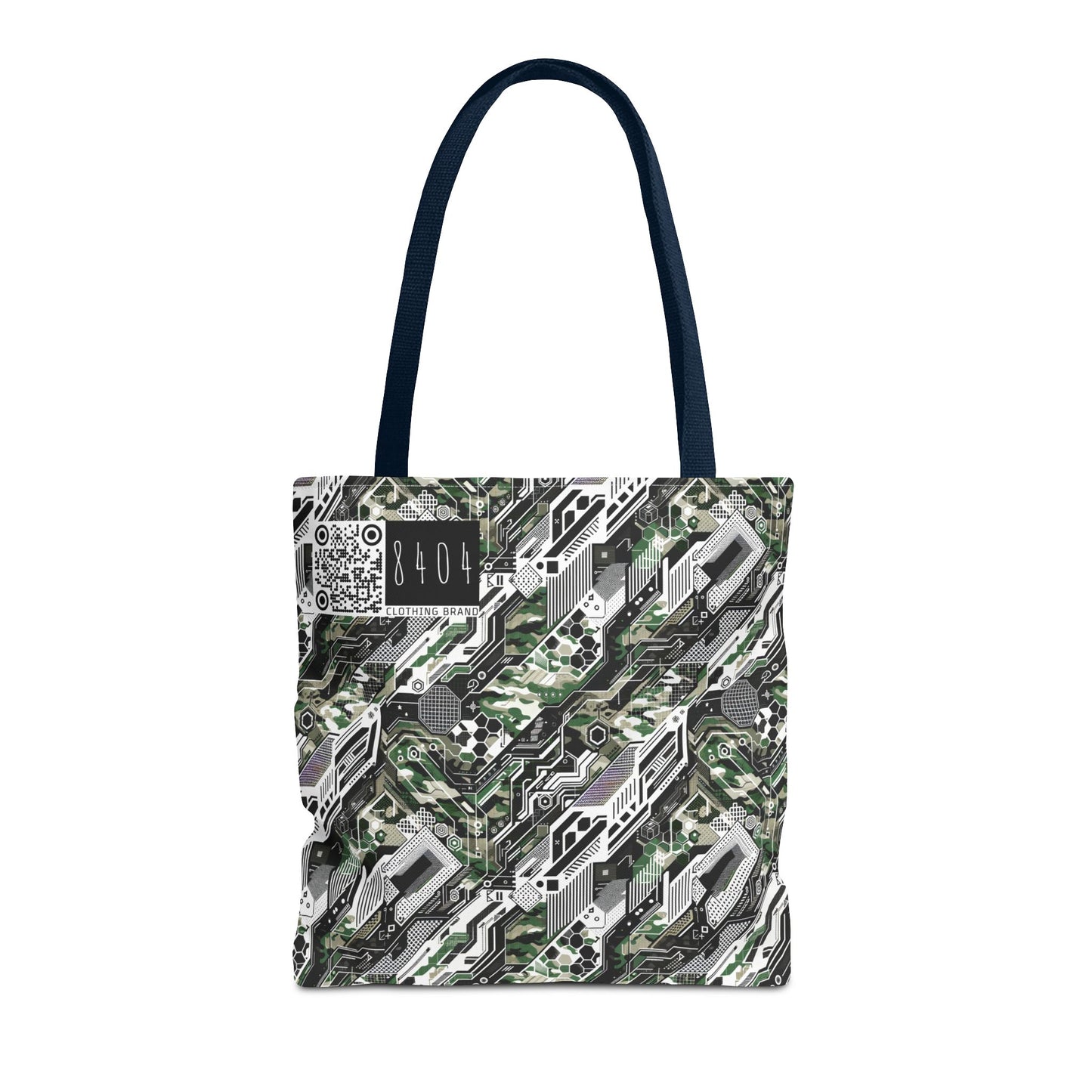 Tech Camo Fusion Tech-Forward Streetwear With a Futuristic Edge Tote Bag - 8404 Design-46