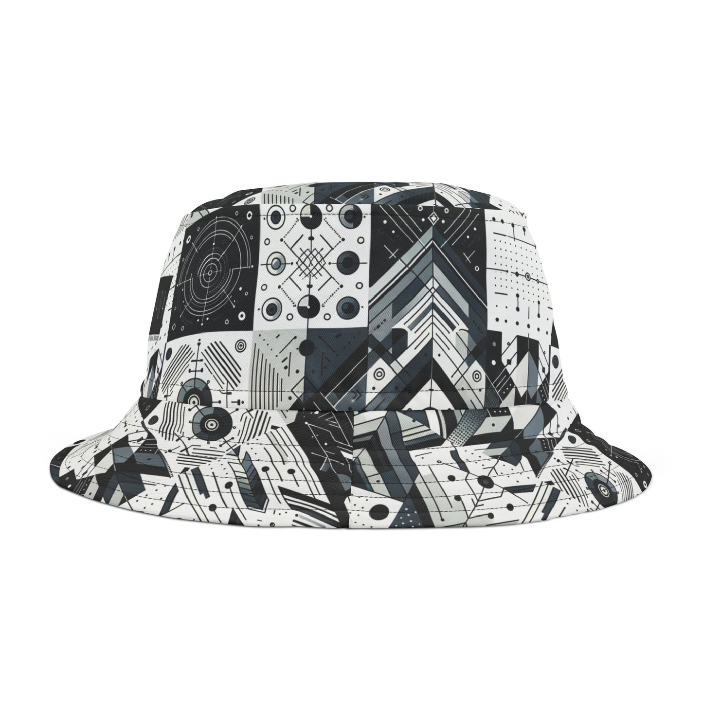 Digital Minimalism Minimalist Tech Bucket Hat - 8404 Design-50