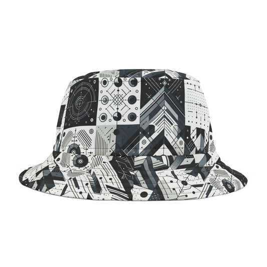 Digital Minimalism Minimalist Tech Bucket Hat - 8404 Design-50
