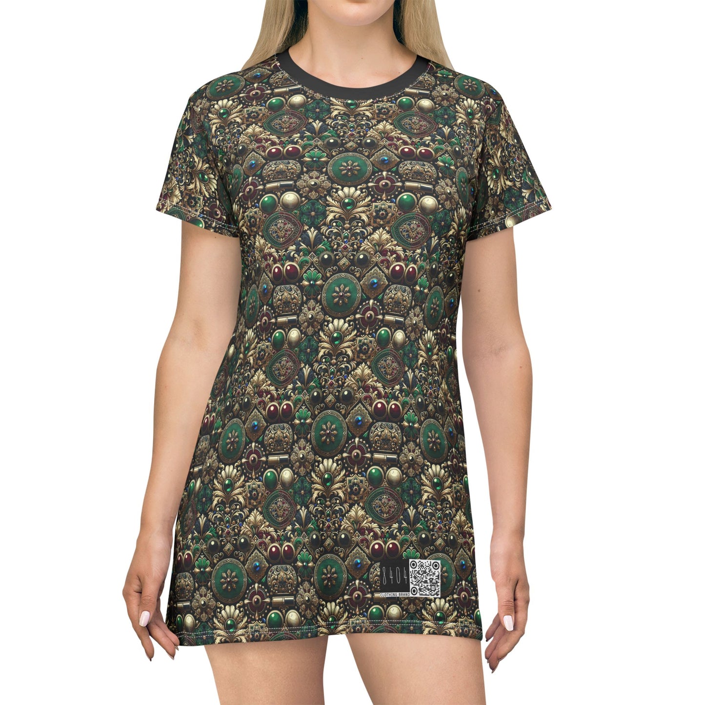 Neo-Dandyism Modern Dandy Streetwear T-Shirt Dress - 8404 Design-54