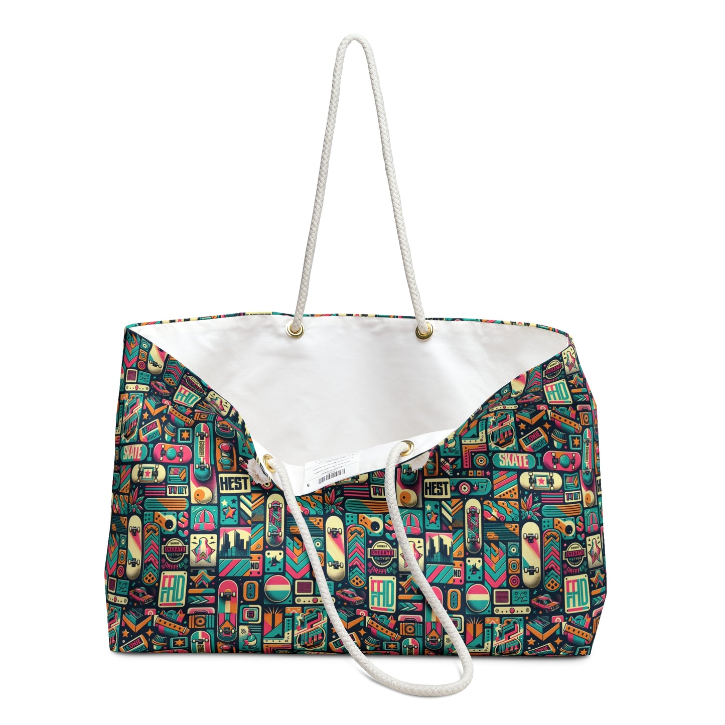 Skate Culture Revival Urban Retro Cool Weekender Bag - 8404 Design-61