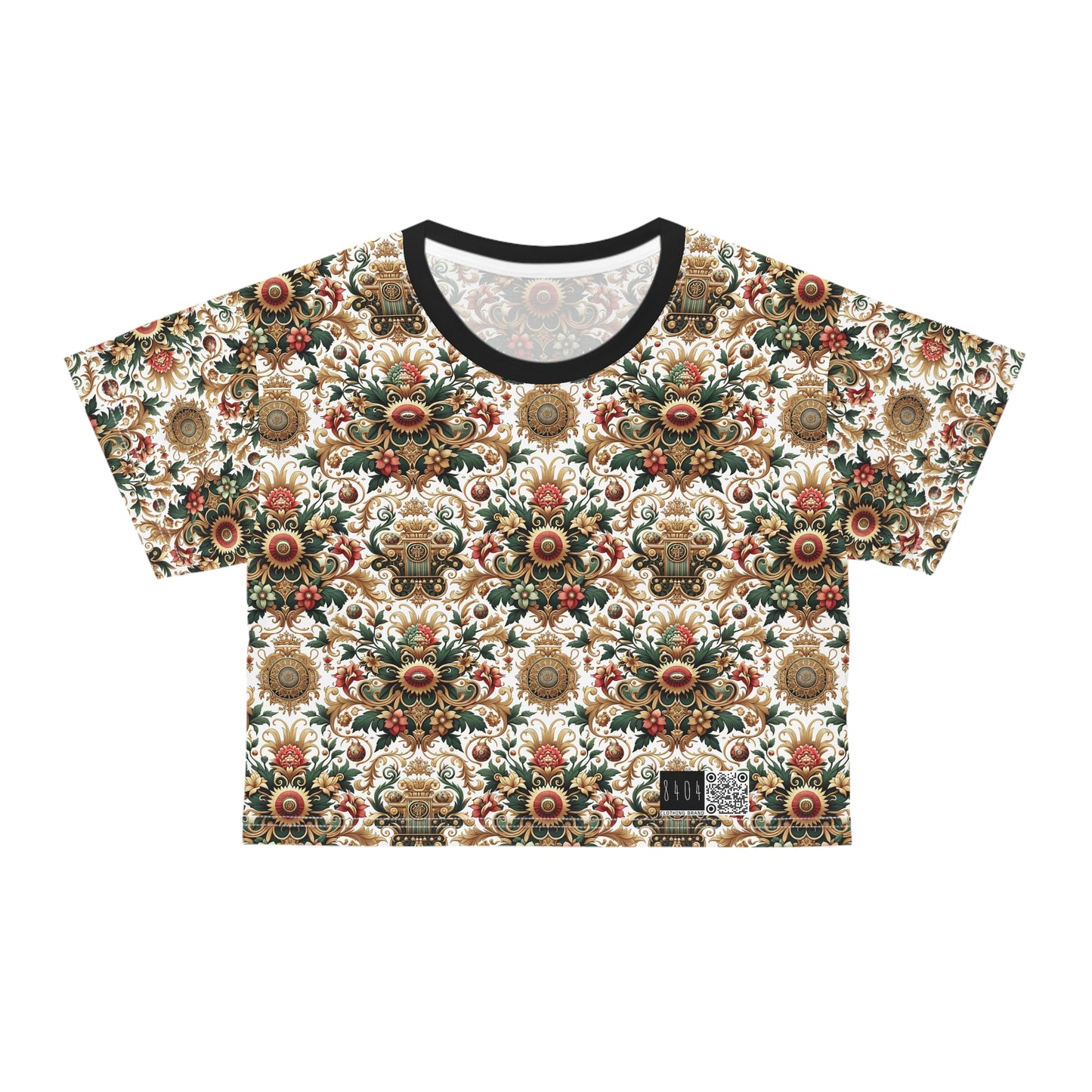 Monogram Madness Luxurious Streetwear Crop Tee - 8404 Design-68