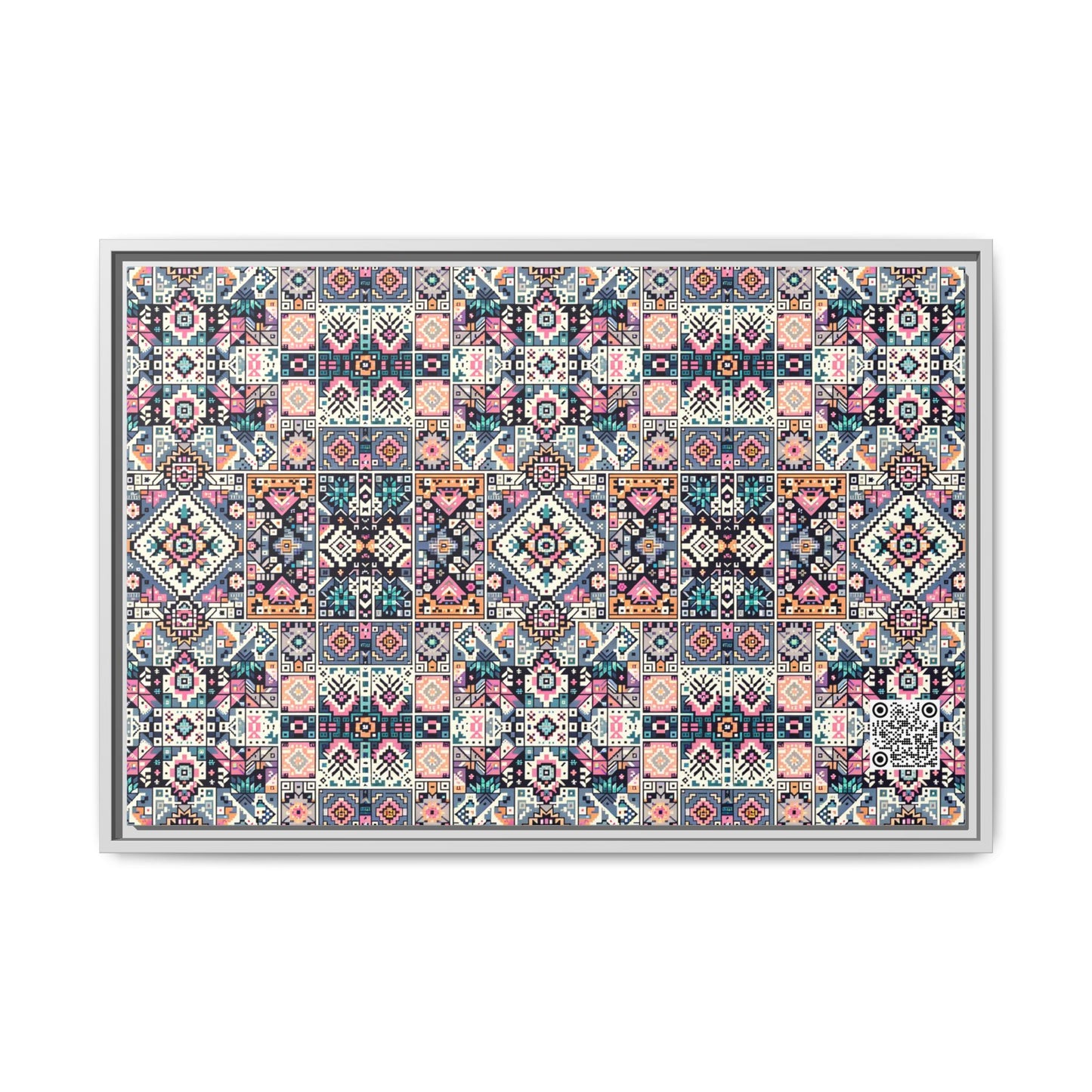 Matte Canvas, Framed (multi-Color) - 8404 Design-01